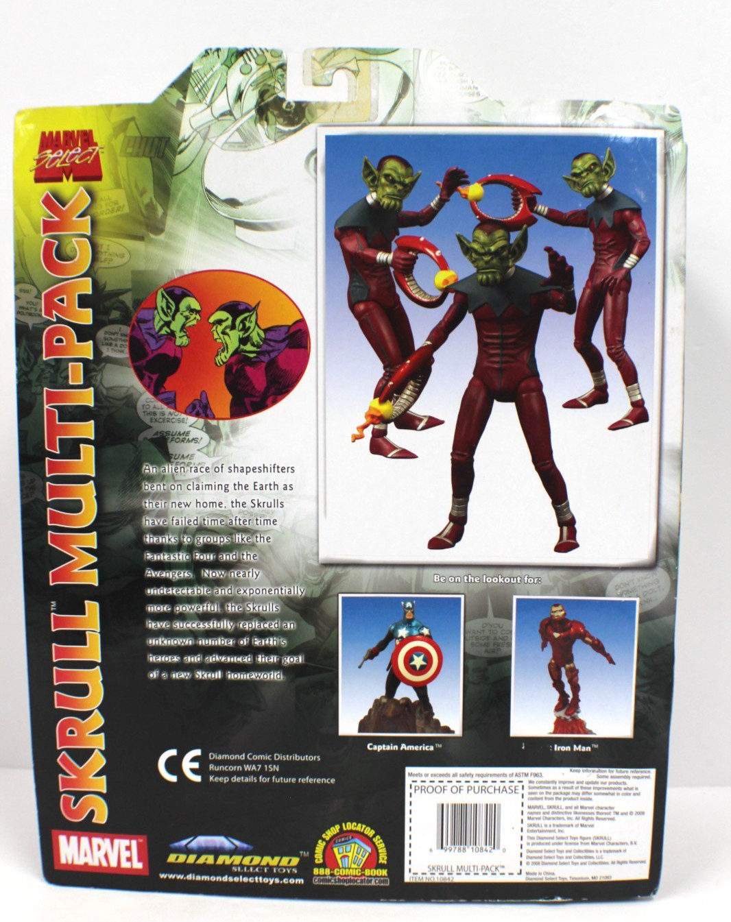 2008 MARVEL DIAMOND SELECT SKRULL MULTI-PACK