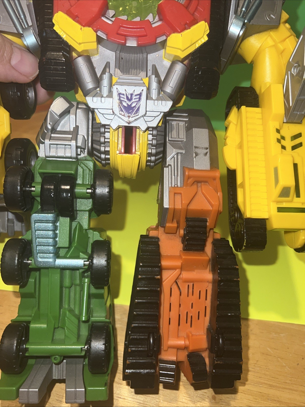 2008 Transformers -Construction Devastator Mega Power Bots 12&Prime; Revenge of Fallen