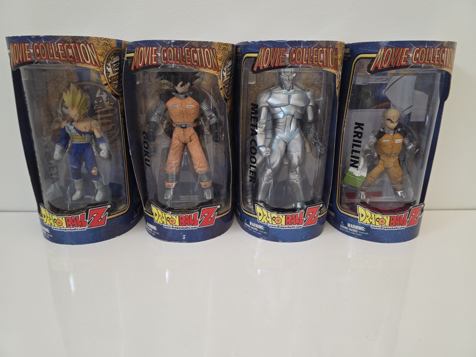 Dragon Ball Z Irwin Movie Figure Lot Goku Vegeta Cooler Krillin Sealed
