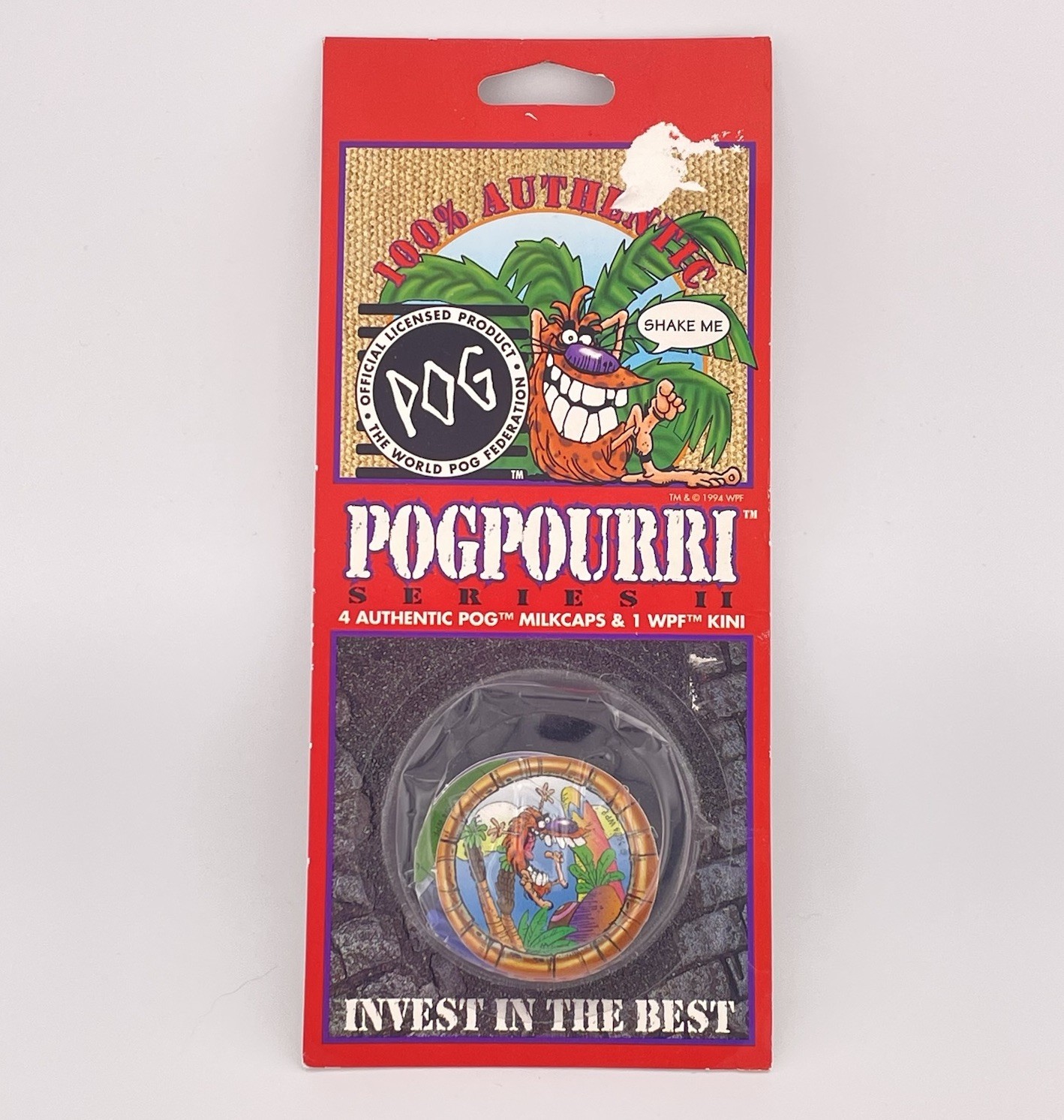 Sealed 1994 POG Pogpourri Series 2 Set of 4 Pogs New Milkcaps