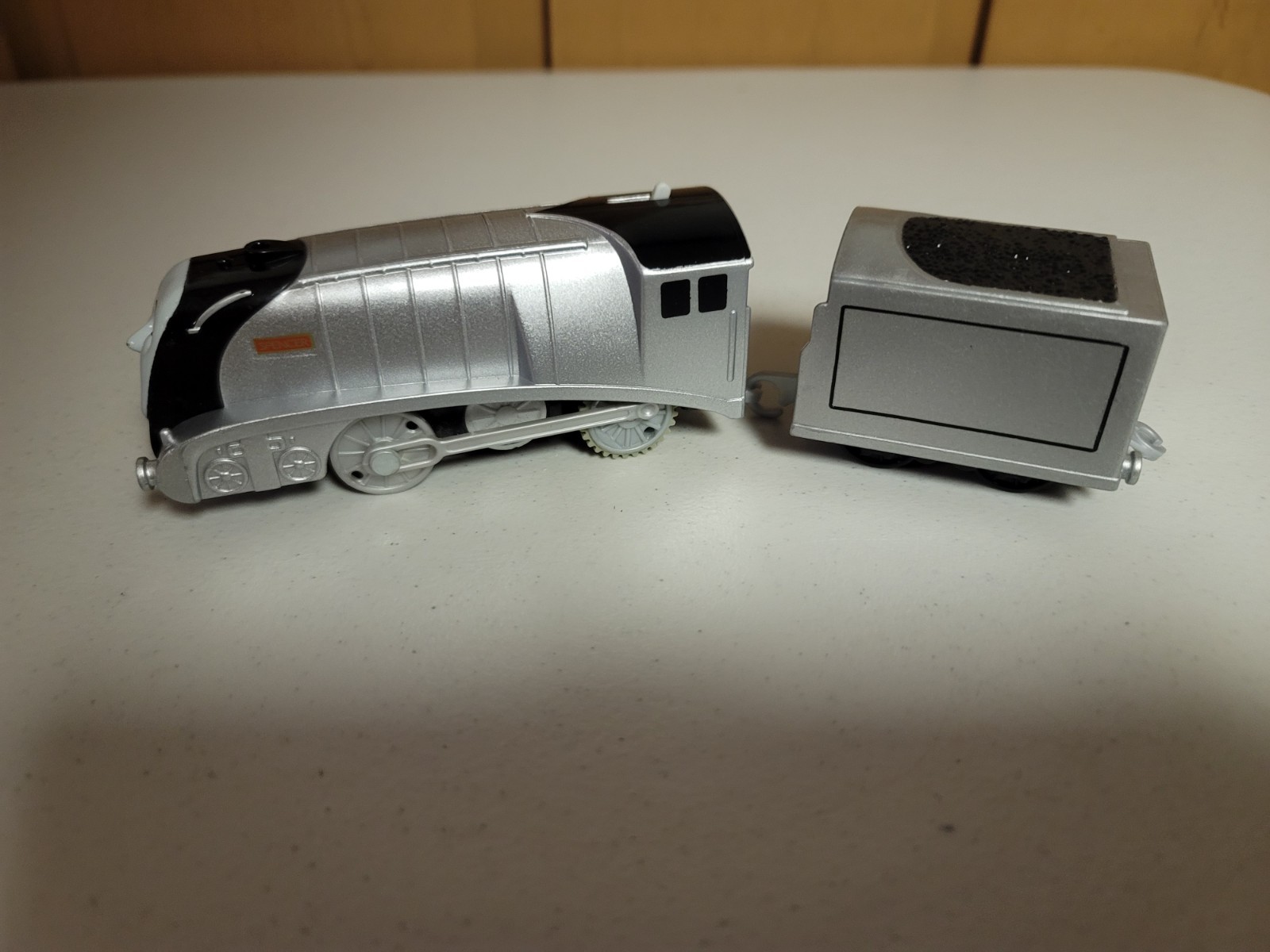 Thomas Trackmaster Silver Spencer Train & Tender Works Great Batteries Included