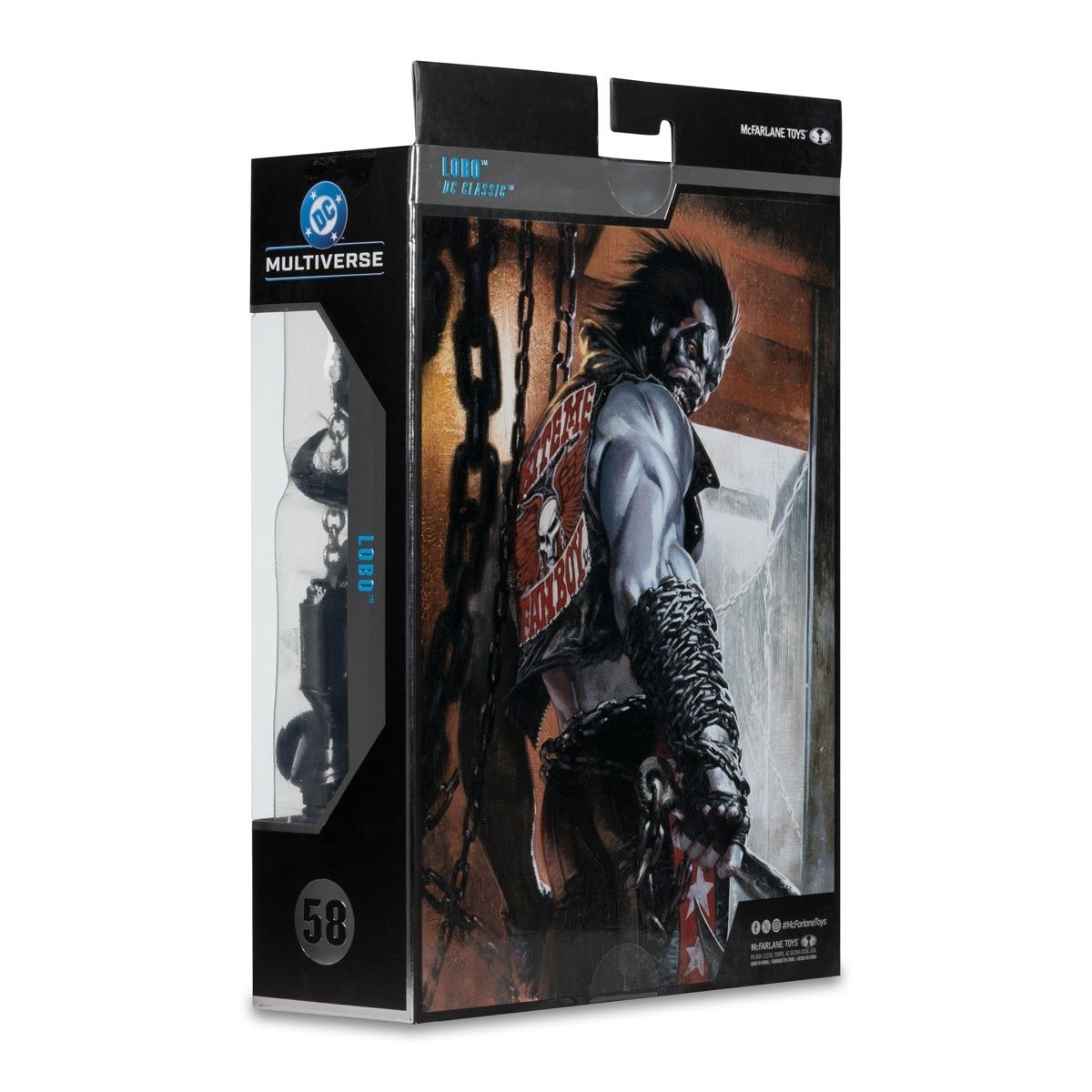 DC Multiverse McFarlane Collector Edition #58 DC Classic Lobo PLATINUM EDITION