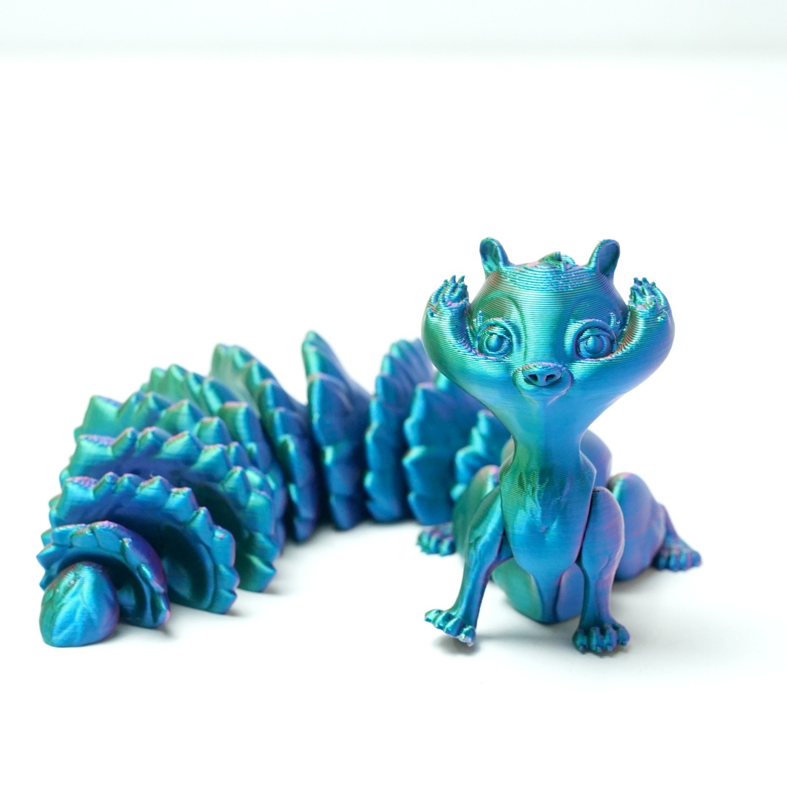 3D Printed Squirrel Model,Articulated Animals figure,Fidget Toys Home Decor