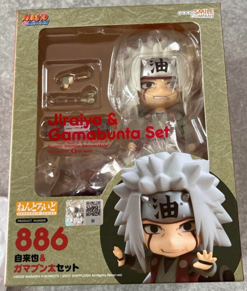 Action Figure Nendoroid 886 Jiraiya & Gamabunta Set Naruto Shippuden used