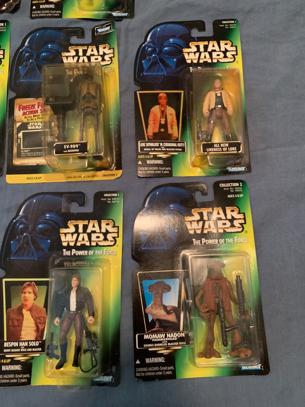 Lot Of (13) Star Wars The Power Of The Force 3.5&Prime; Action Figures New In Package