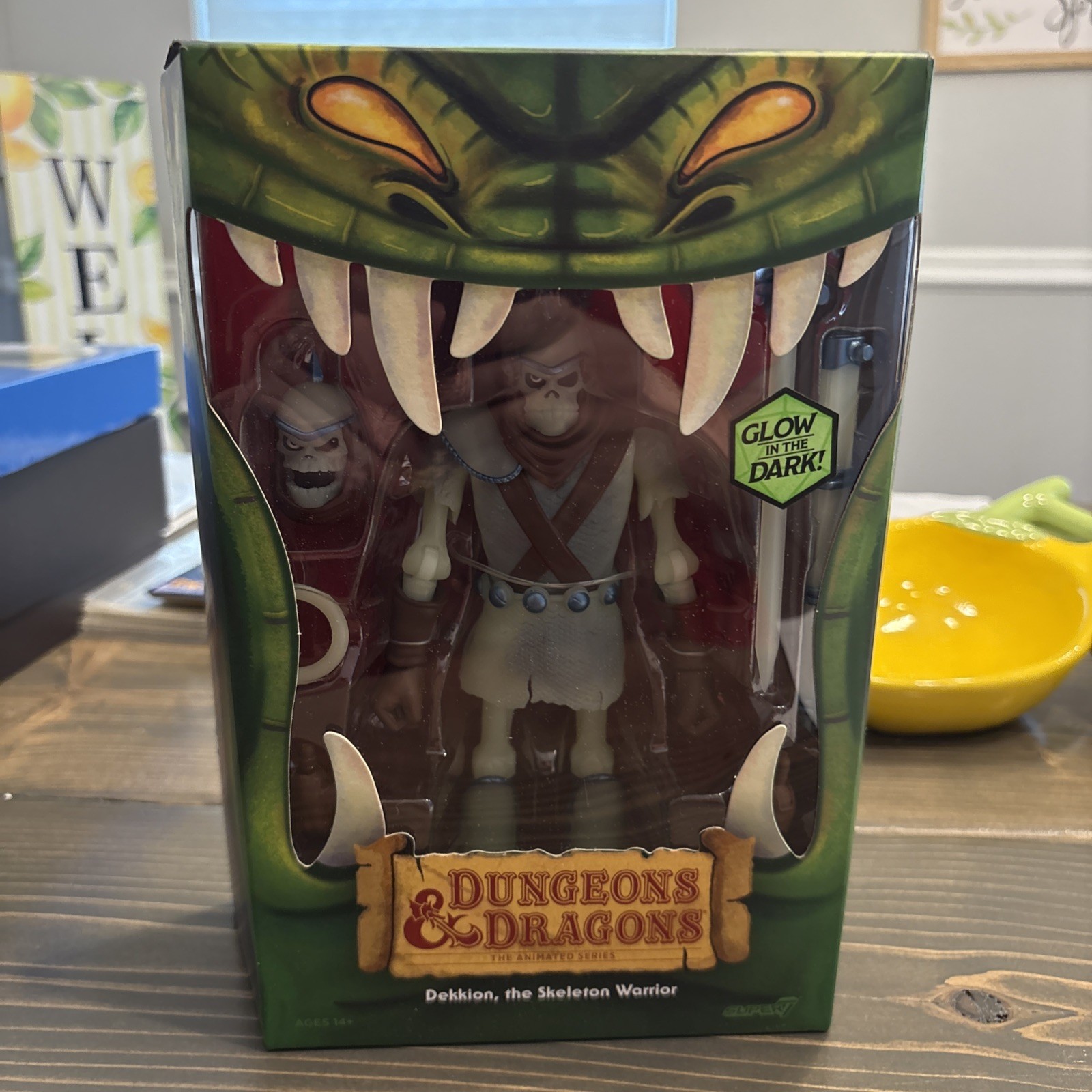 Dungeons & Dragons Animated Series- Dekkion The Skeleton Warrior Figure Super7!