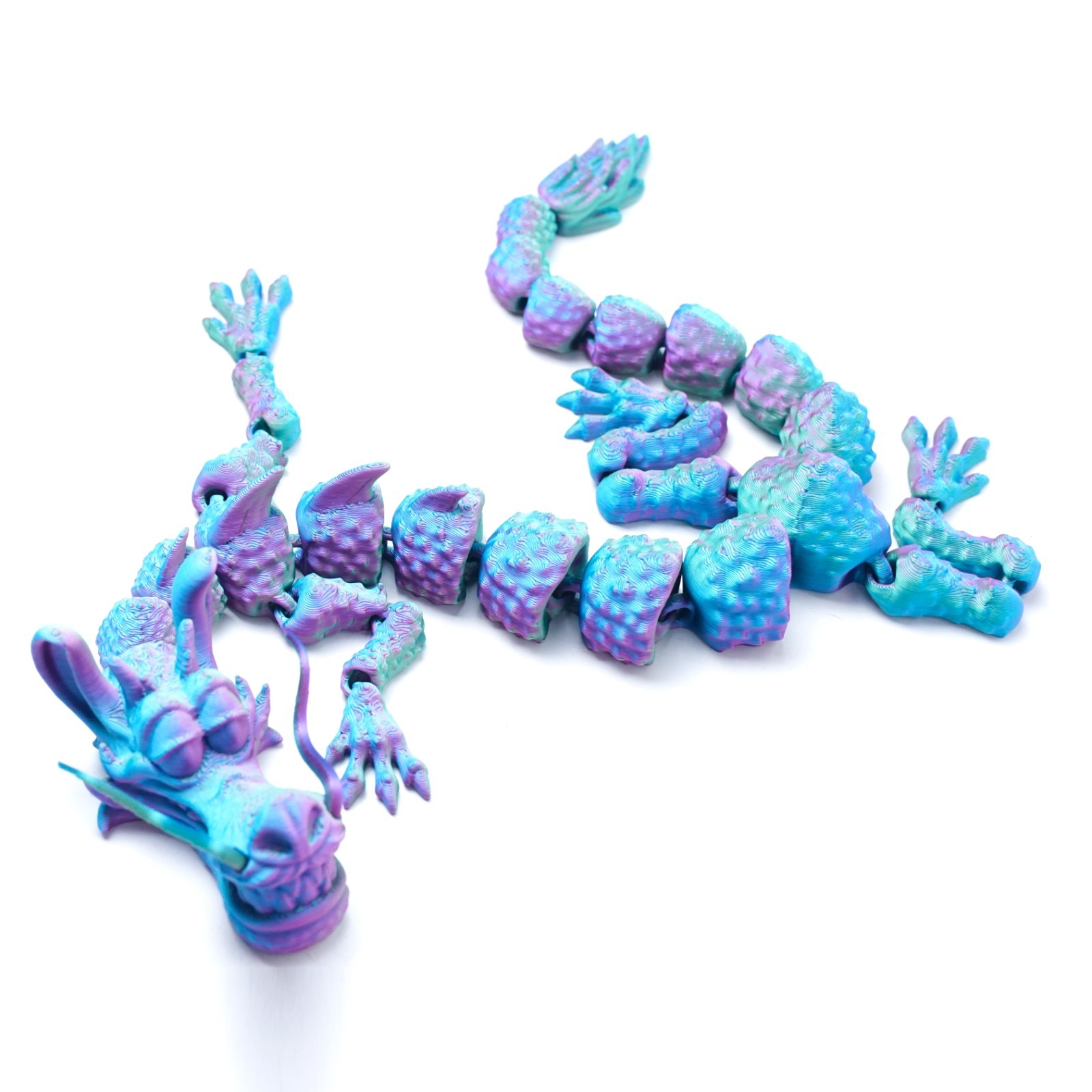 12.4inch 3D Printed Dragon Model,Articulated Animals figure,Toys Home Decor