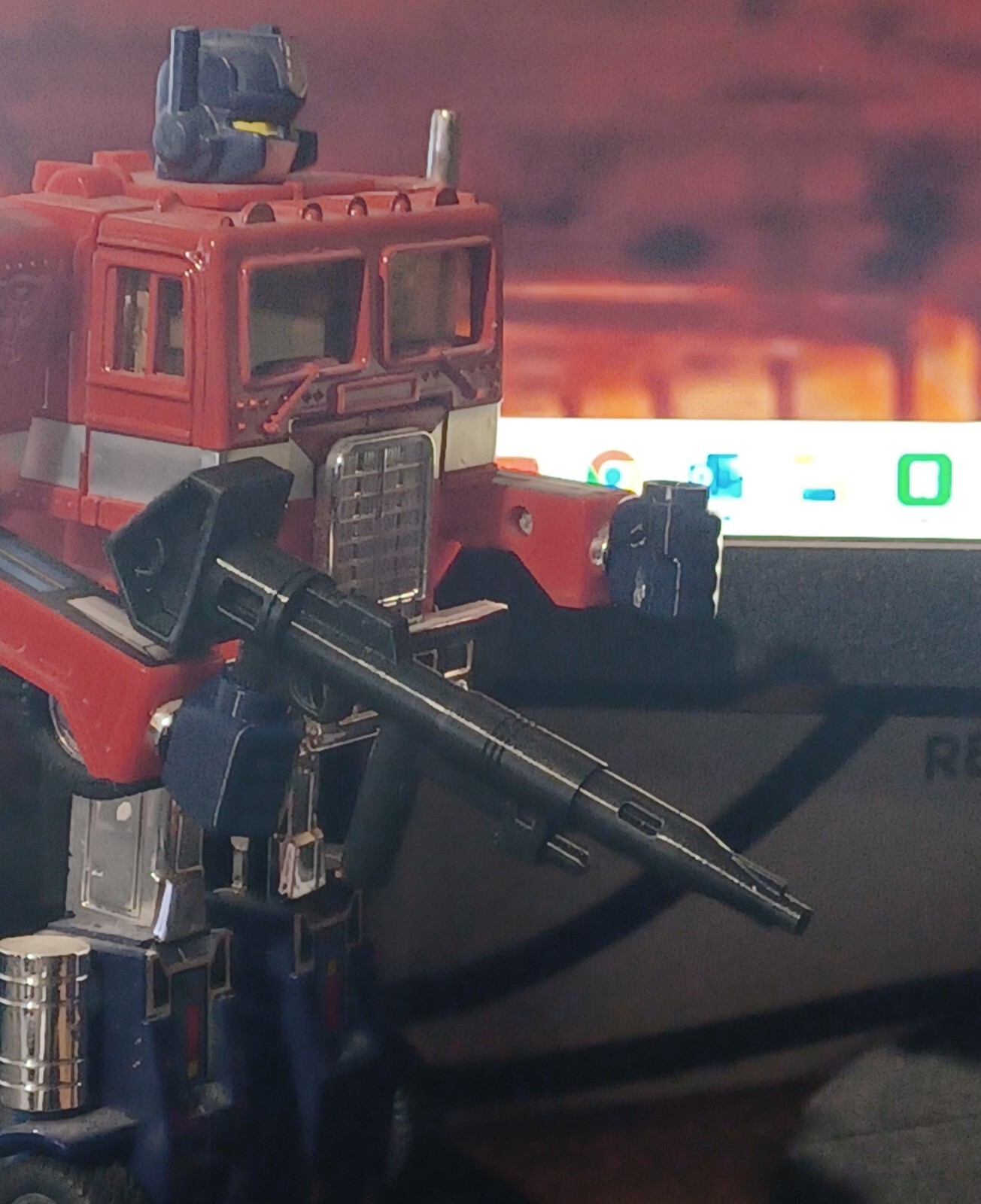 Transformers G1 Optimus Prime 3D Printed Replacement Gun Upgraded With 2 Post ML