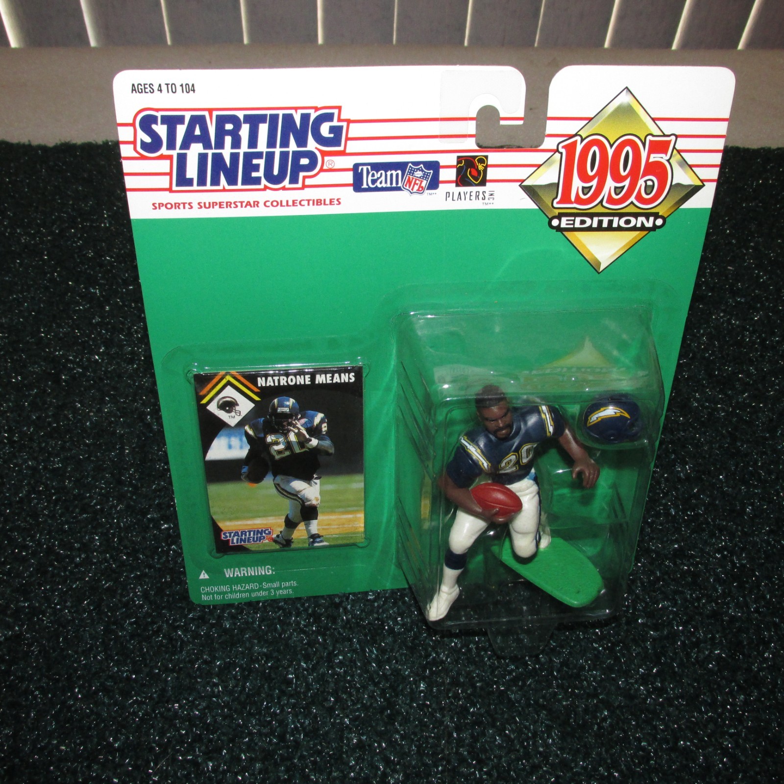 Starting Lineup 1995 Natrone Means NFL San Diego Chargers (rookie piece)