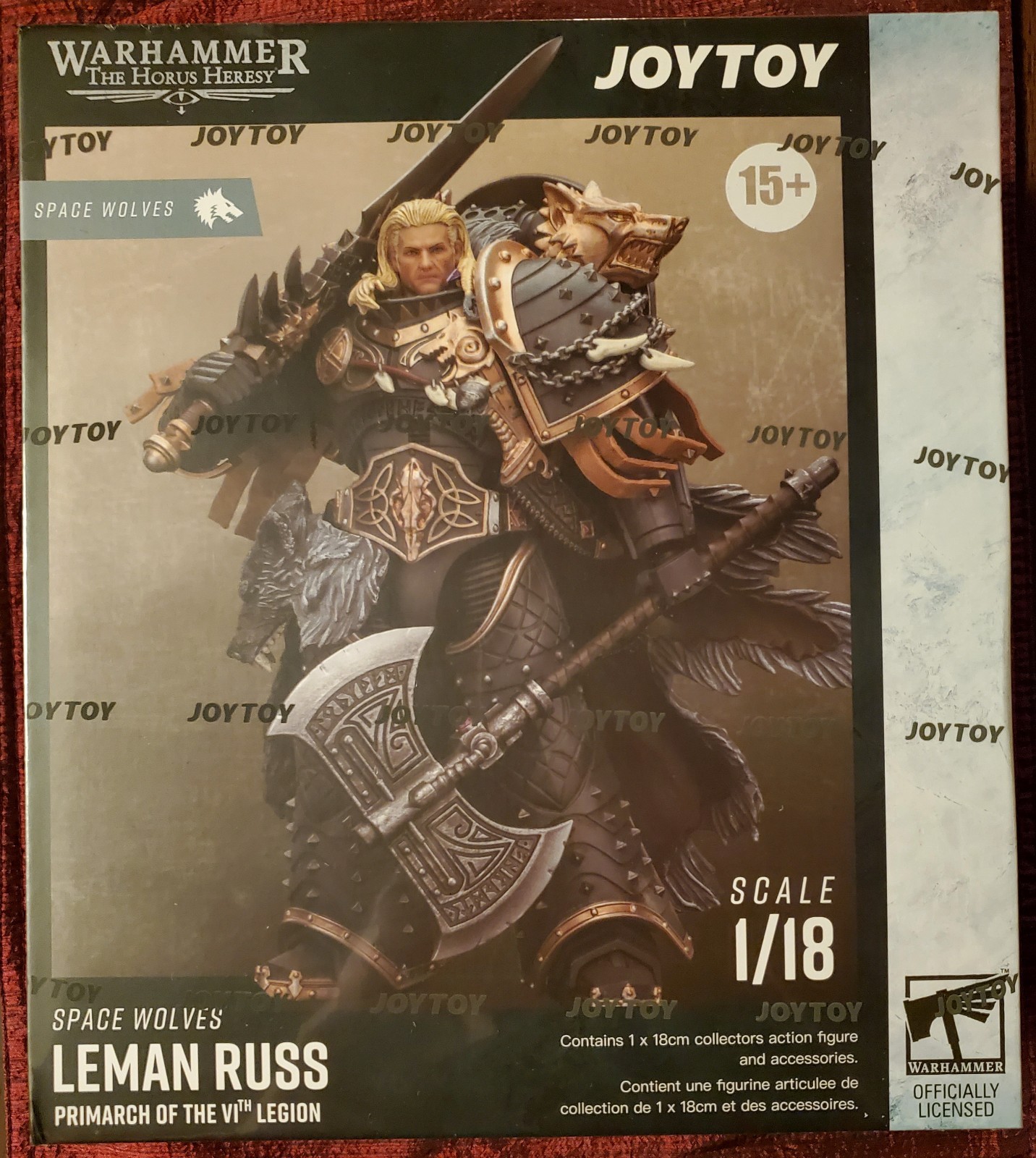 JoyToy Warhammer 40,000 40K | Space Marines Space Wolves Primarch Leman Russ