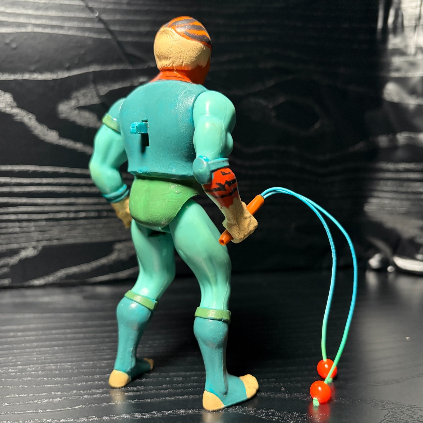 ThunderCats – Custom Old Tygra & Bolo Whip (LJN Toys, Telepix, T. Wolf, 1986)
