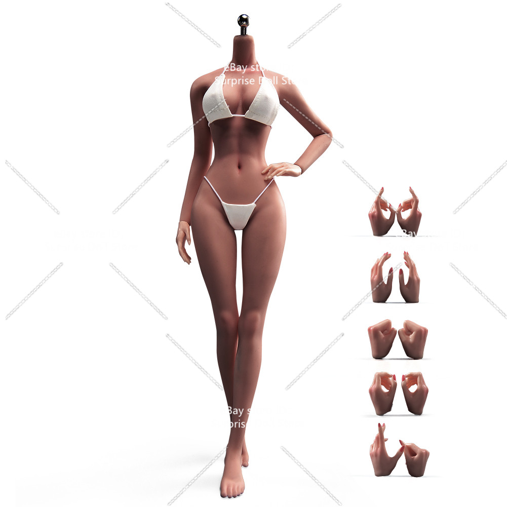 T303 1/6 Makeup Female Seamless Detail Body Copper Suntan Large Breast 12&Prime;Figure