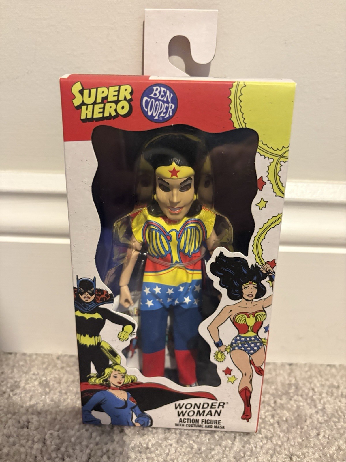 NECA Ben Cooper Super Hero Wonder Woman 5.5&Prime; Figure with Costume & Mask