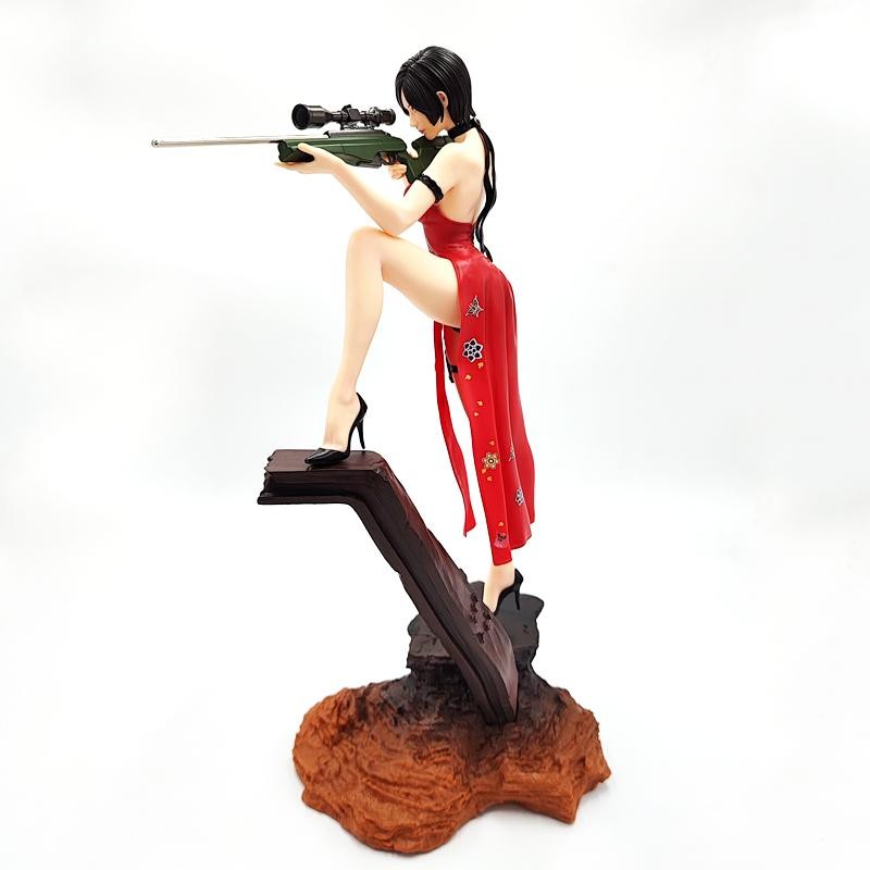 Biohazard Game Reside Evil Jill Valentine Leon Kennedy Ada Wong Statue PVC Actio