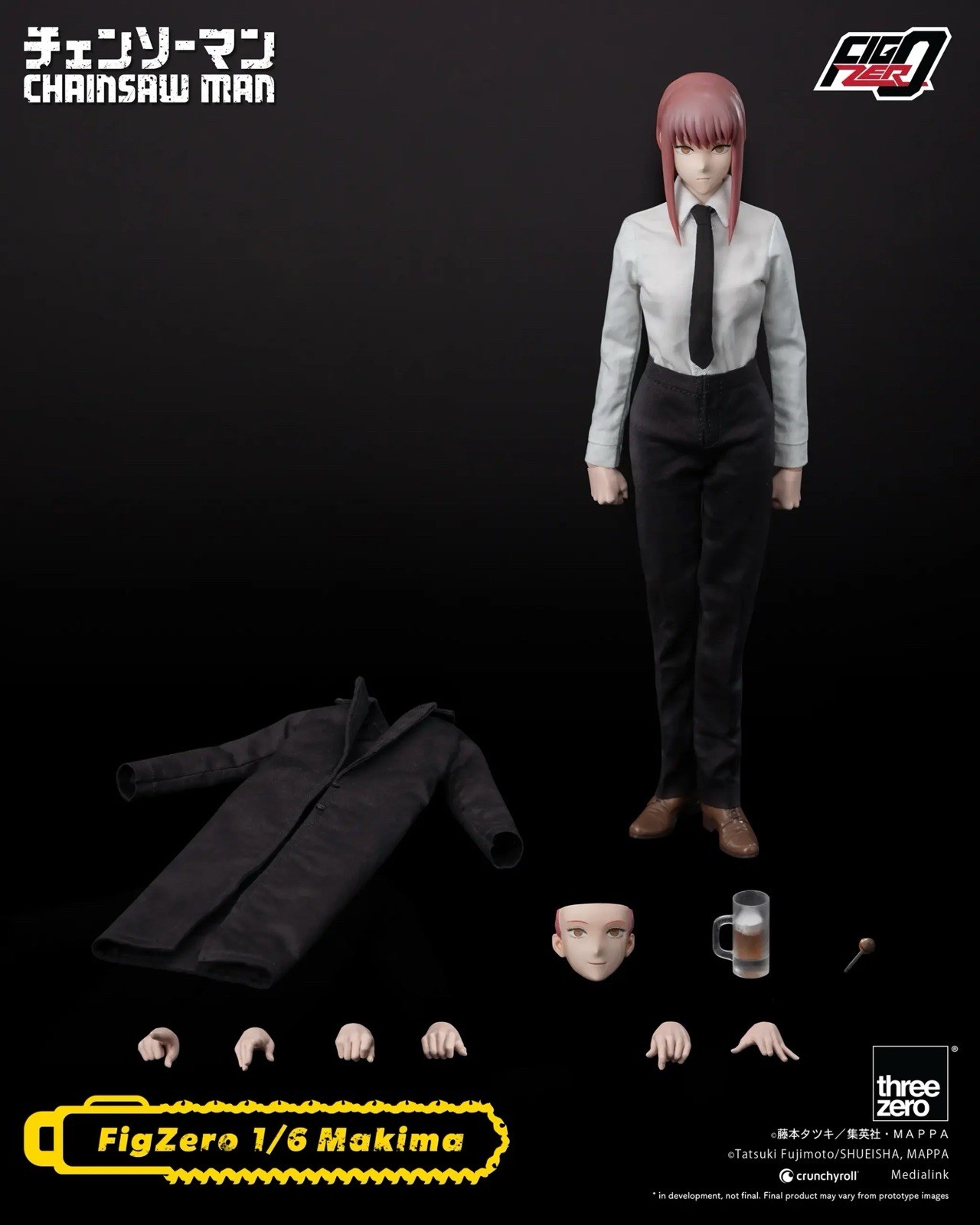 Threezero Chainsaw Man DENJI POWER MAKIMA AKI 1/6 Figure Set Figzero Authentic