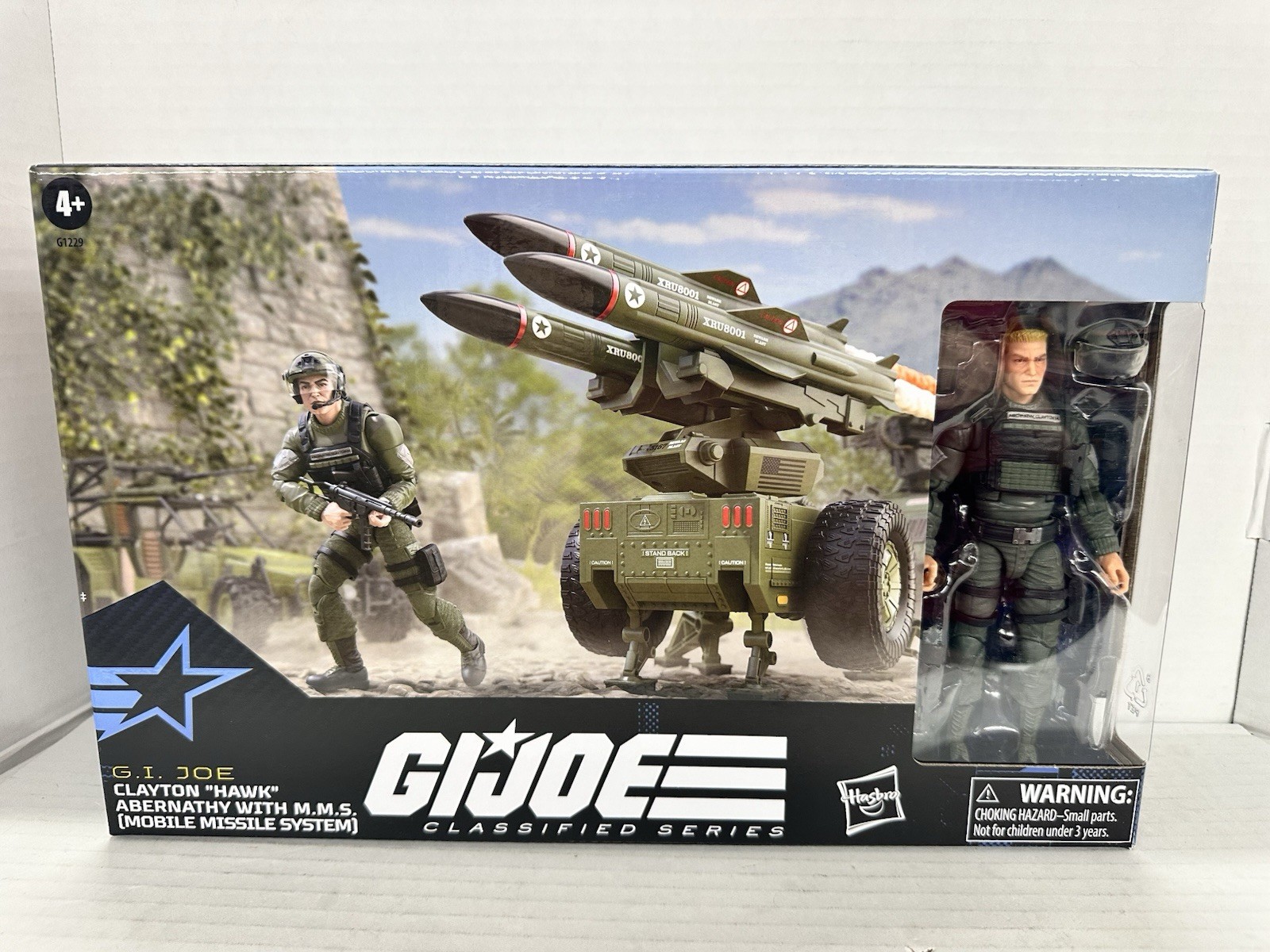 GI JOE CLASSIFIED #182 CLAYTON HAWK ABERNATHY & MMS MOBILE MISSILE SYSTEM NEW