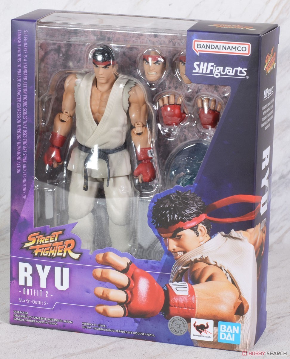 BANDAI S.H.FIGUARTS STREET FIGHTER RYU -OUTFIT 2- 150mm ACTION FIGURE