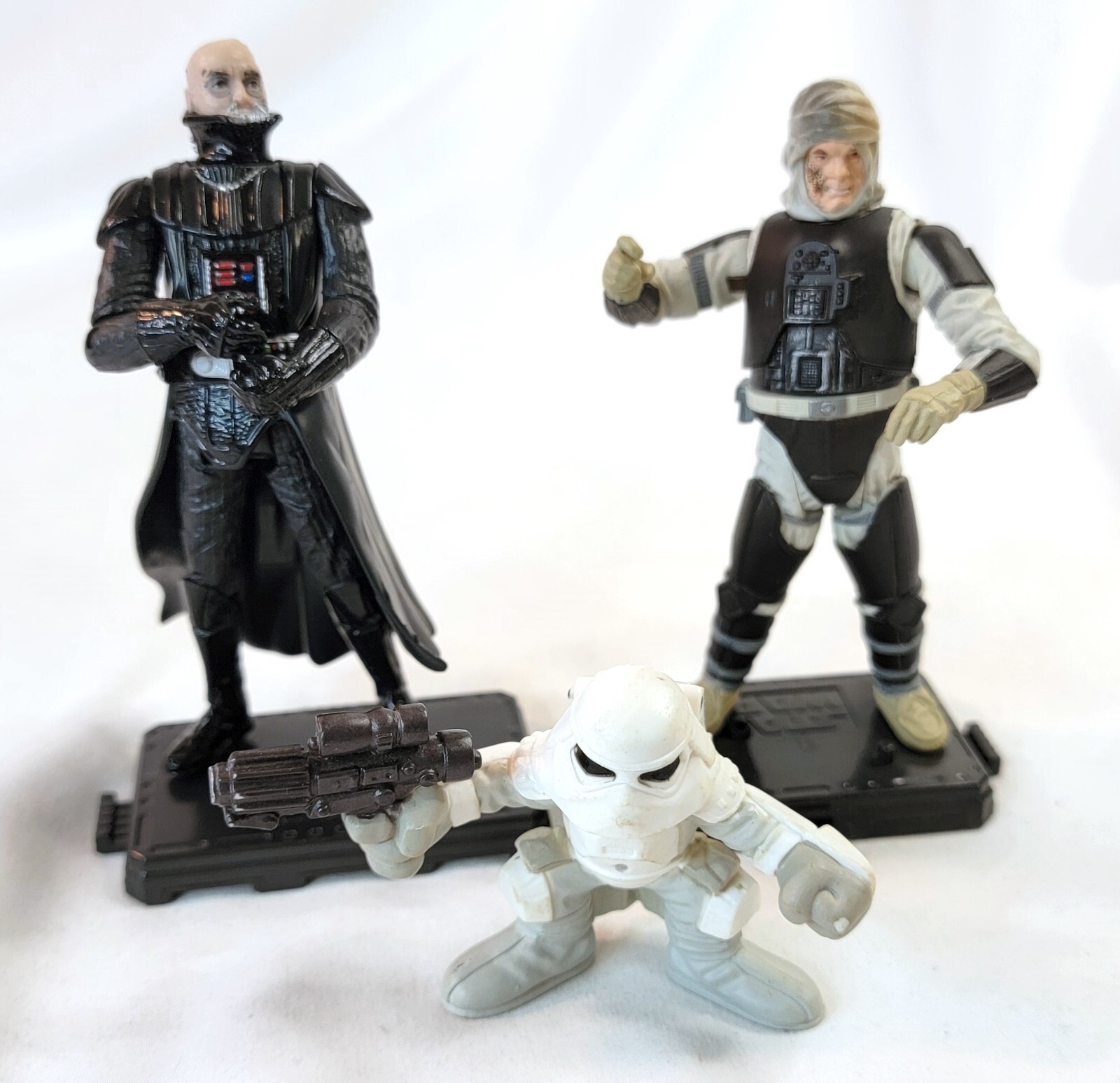 Mixed Lot Star Wars Toy 2006 Hasbro Action Figures Darth Vader Stands