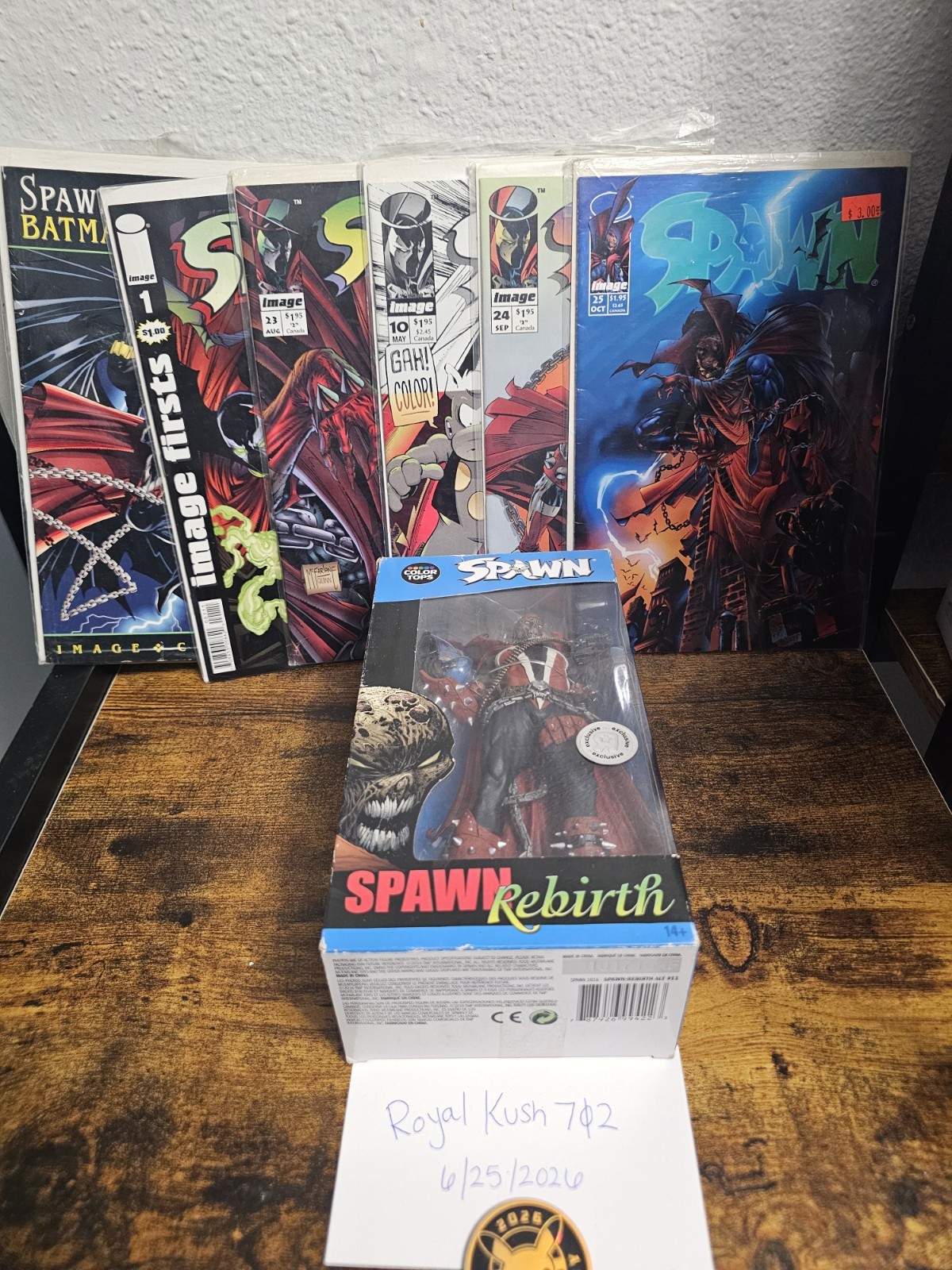Spawn Rebirth Figure – Toys R Us Exclusive with Comics
