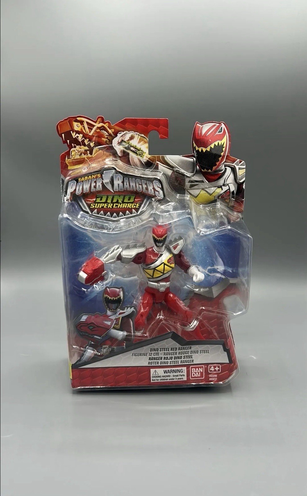 Power Rangers Dino Super Charge Dino Steel Red Ranger New Sealed