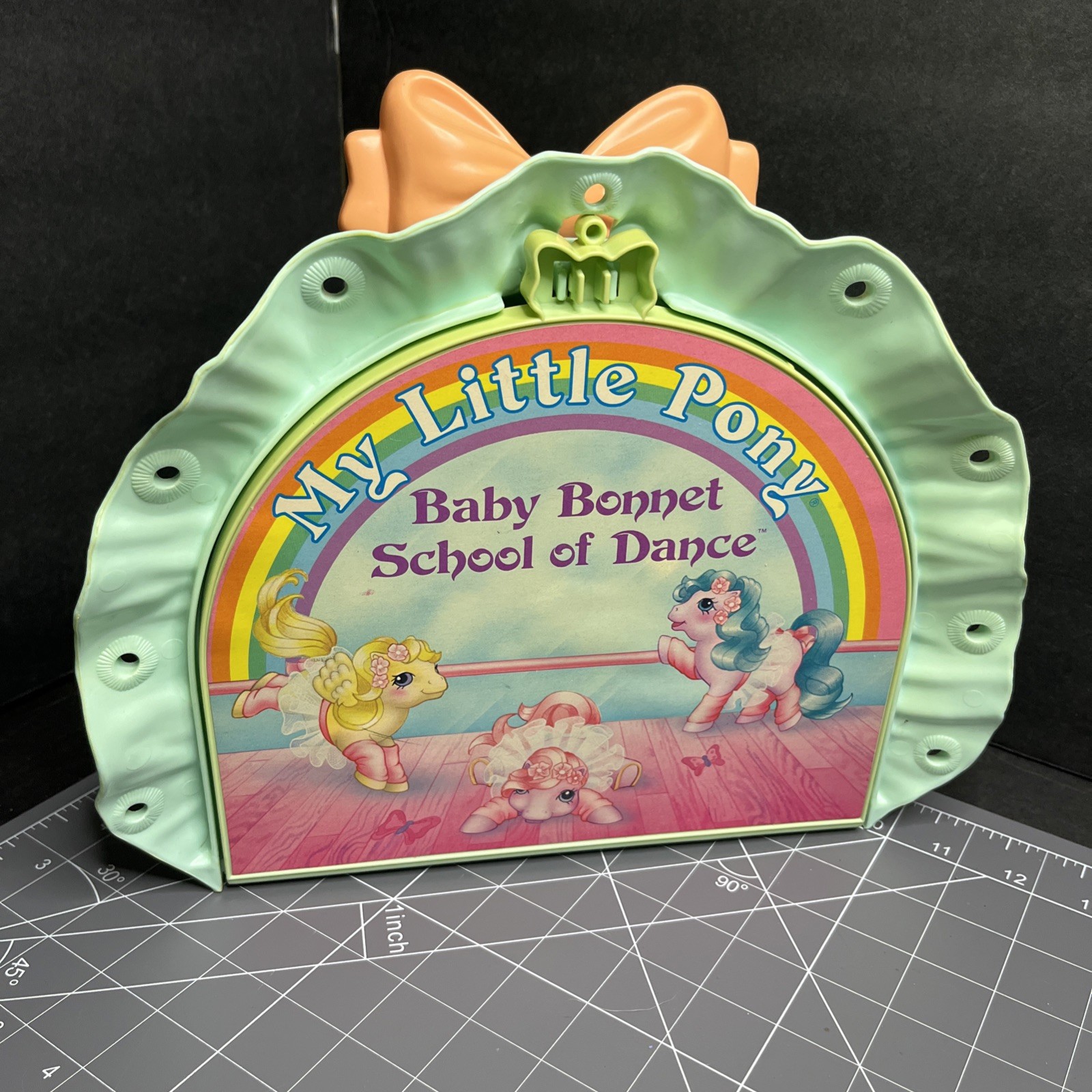 Vintage 1986 Hasbro My Little Pony Baby Bonnet School Of Dance Case Incomplete