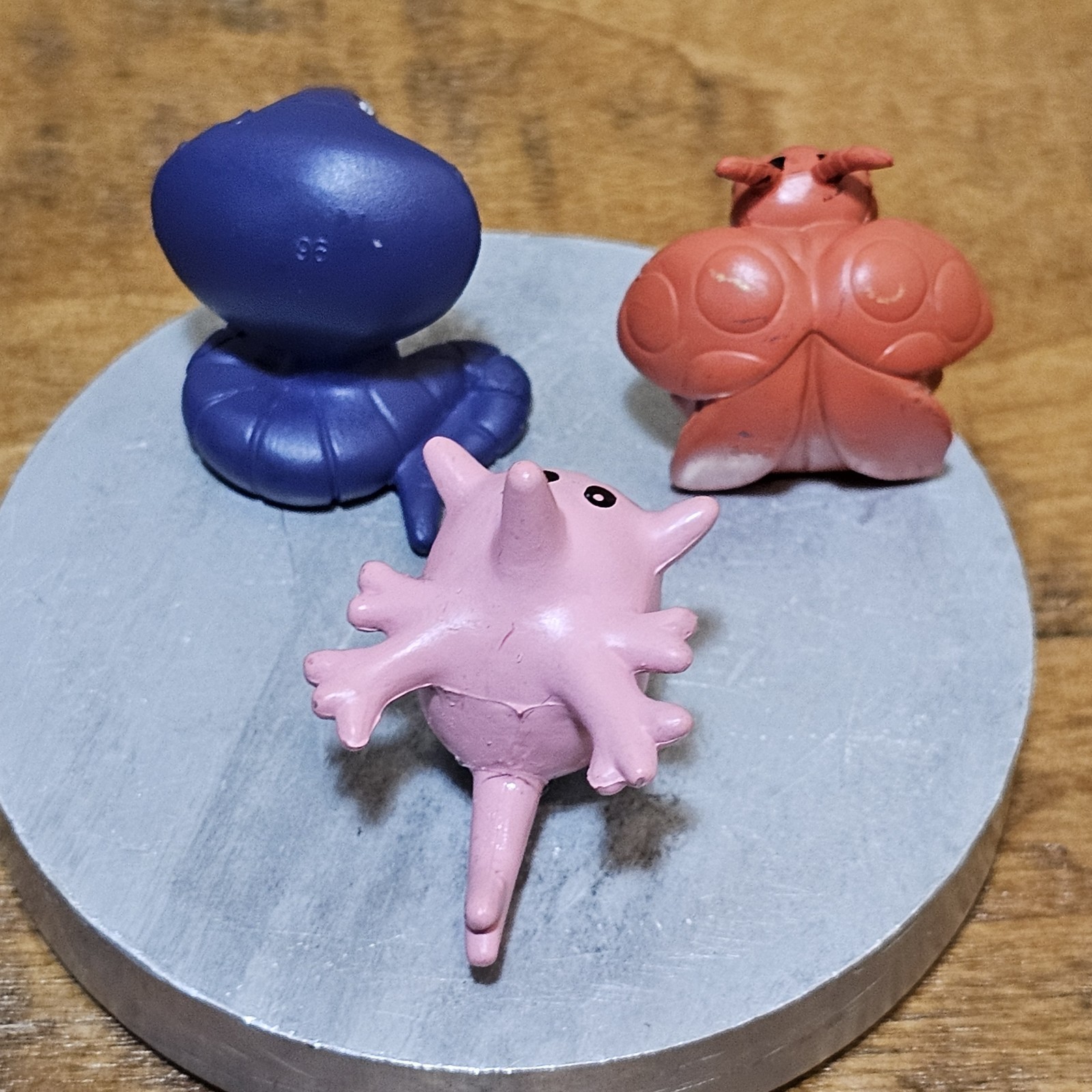 3 Pokemon Arbok Snake Micro Mini Figure Pocket Tomy Monster ,Swinub, Keshi