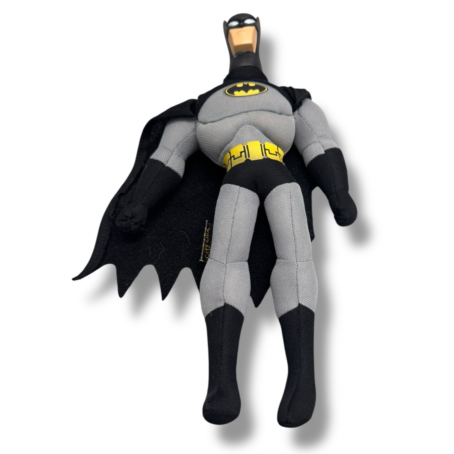 DC Comics Originals Batman Plush Plastic Molded Head Action Figure Stuffed AN