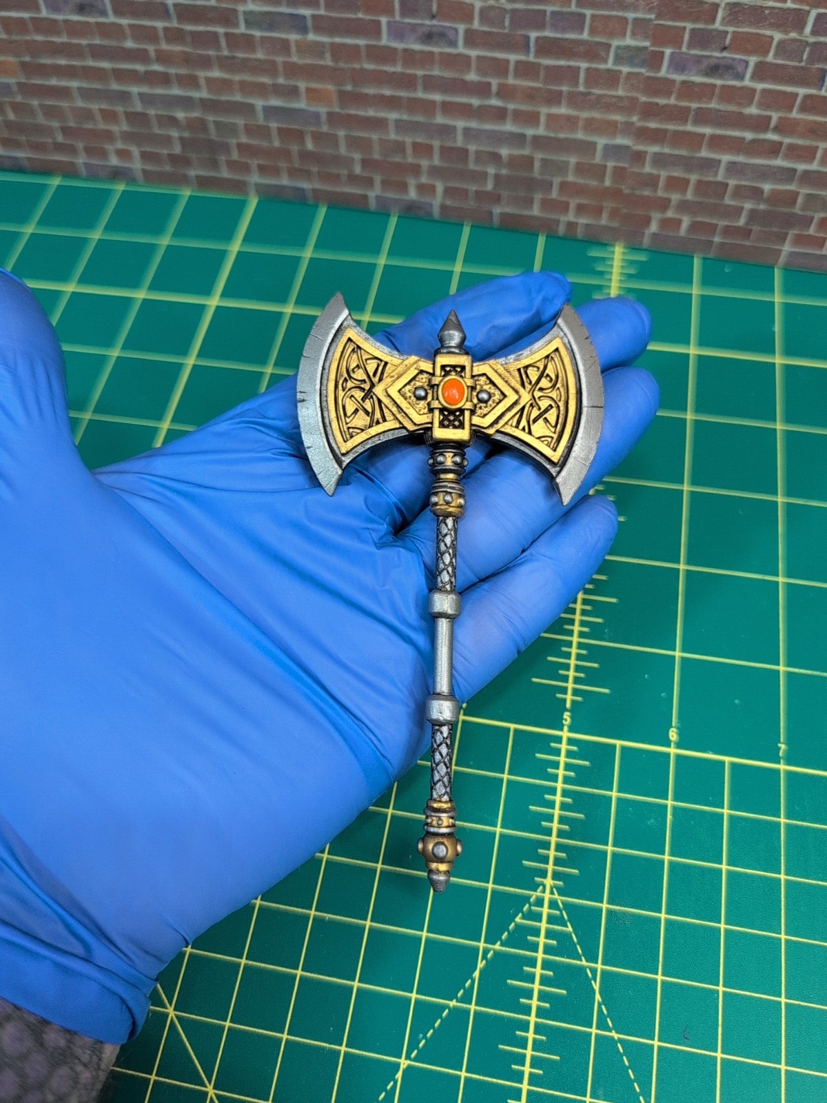 Mythic Legions Rising Sons Double Bladed Axe Head « NEW-US SELLER & I SHIP DAILY »