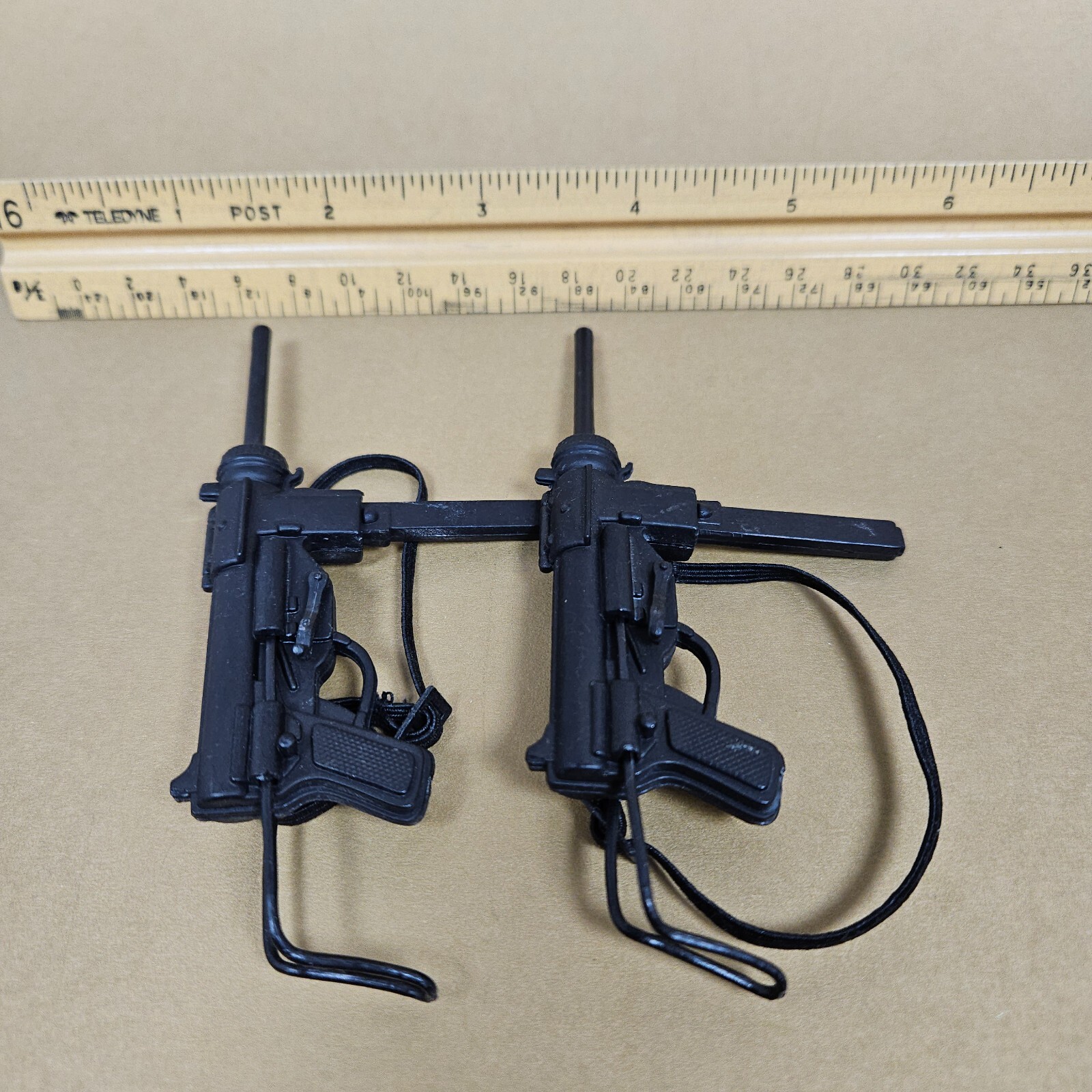 Gi joe Thompson Sten Grease machine guns For 12&Prime; Figure lot of 5 1:6 Plastic