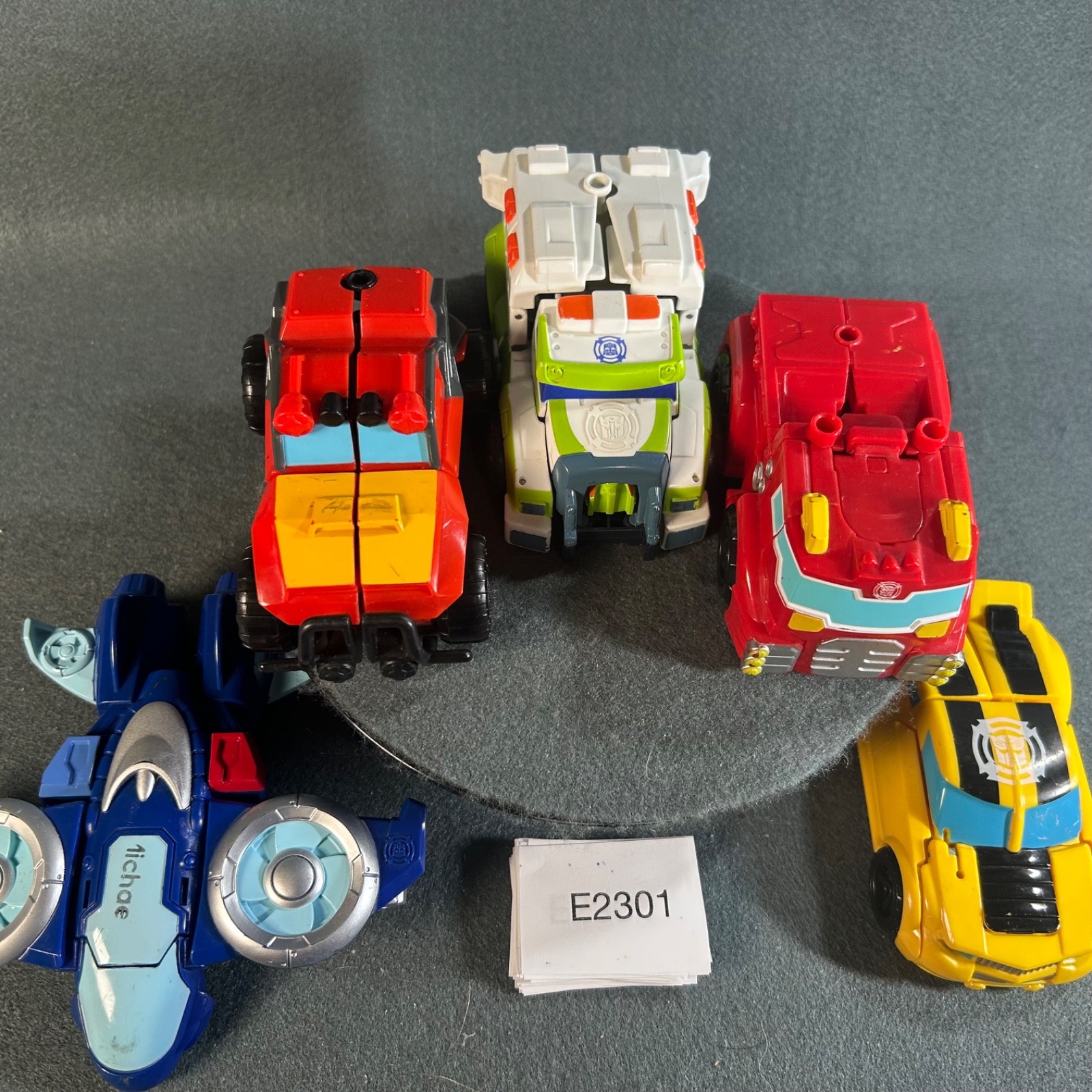 Transformers Rescue Bots Hot Shot Whirl Bumblebee Heatwave Medix Figure Lot