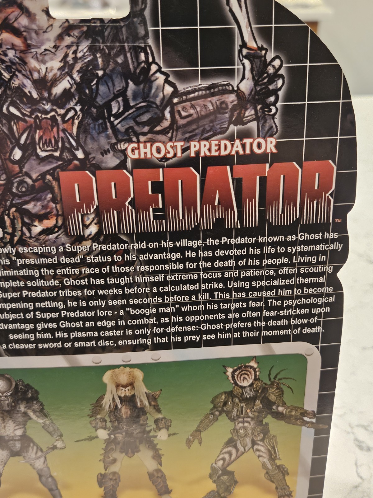 NECA Predator Series 16 Ghost Predator 7&Prime; Action Figure 100% Authentic Rare MOC