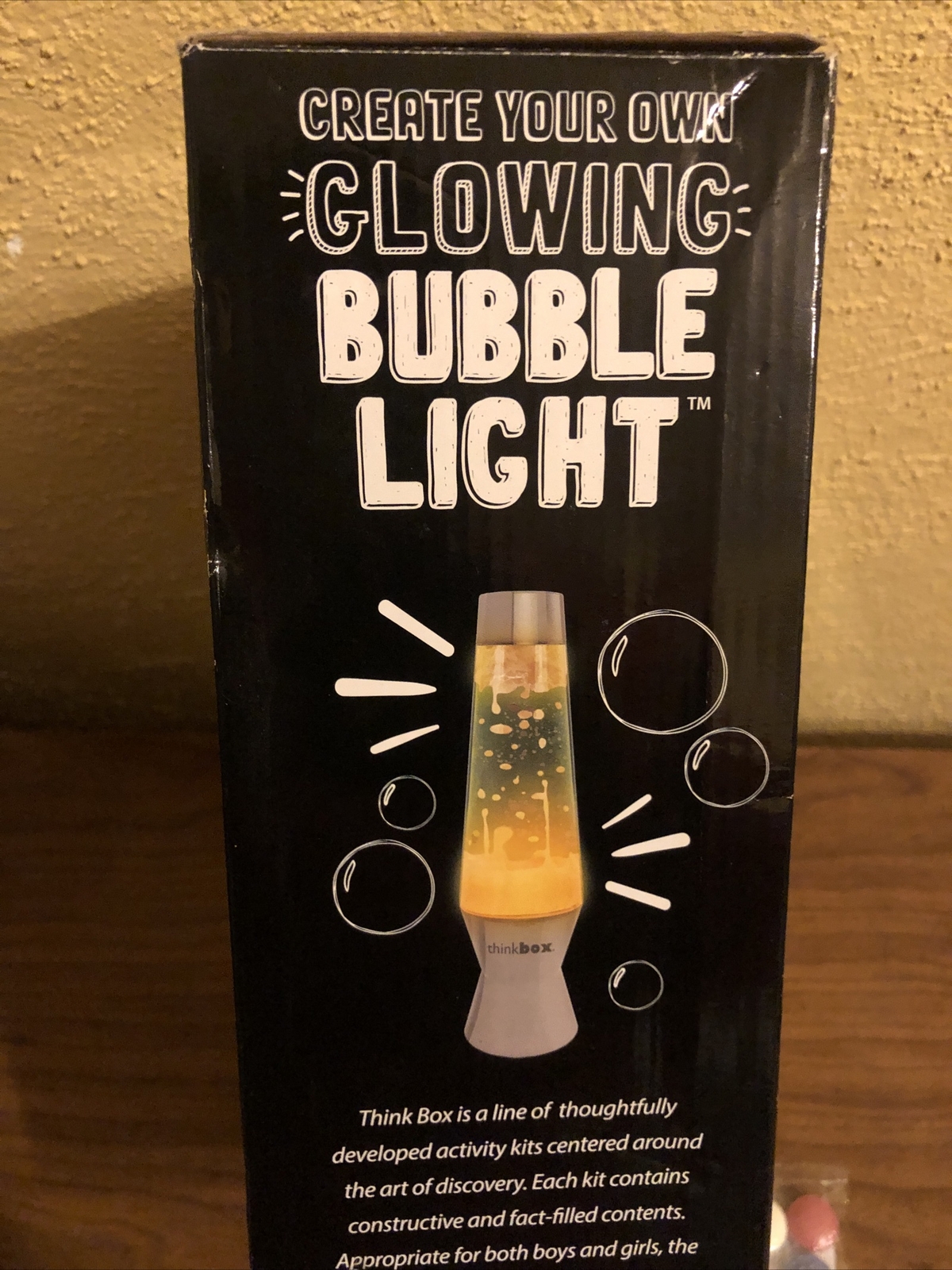 Think Box Create Your Own Glowing Bubble Light, Age 12+
