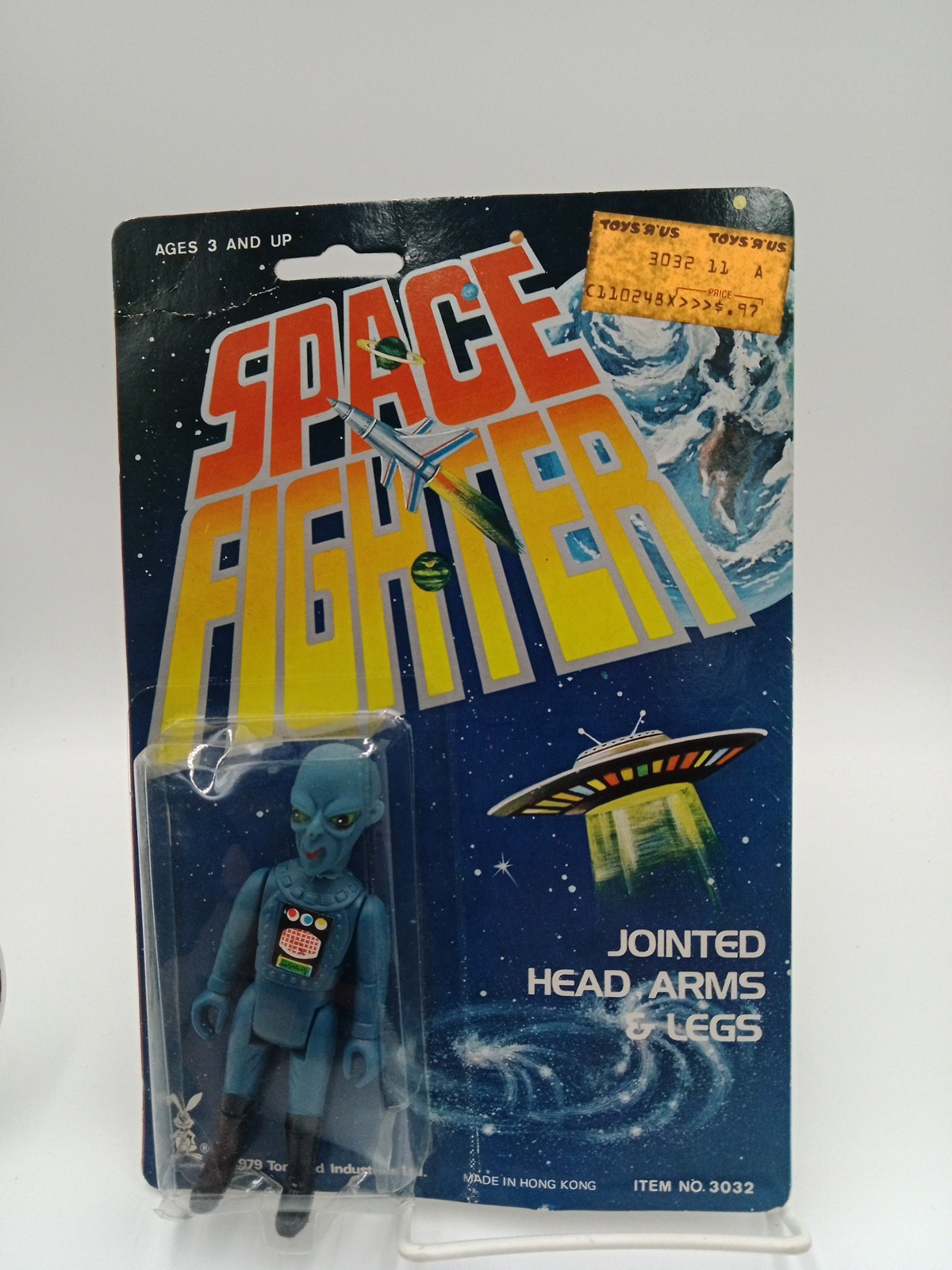 1979 Tomland Space Fighter Starroid Raiders figure MOC MISB On Card