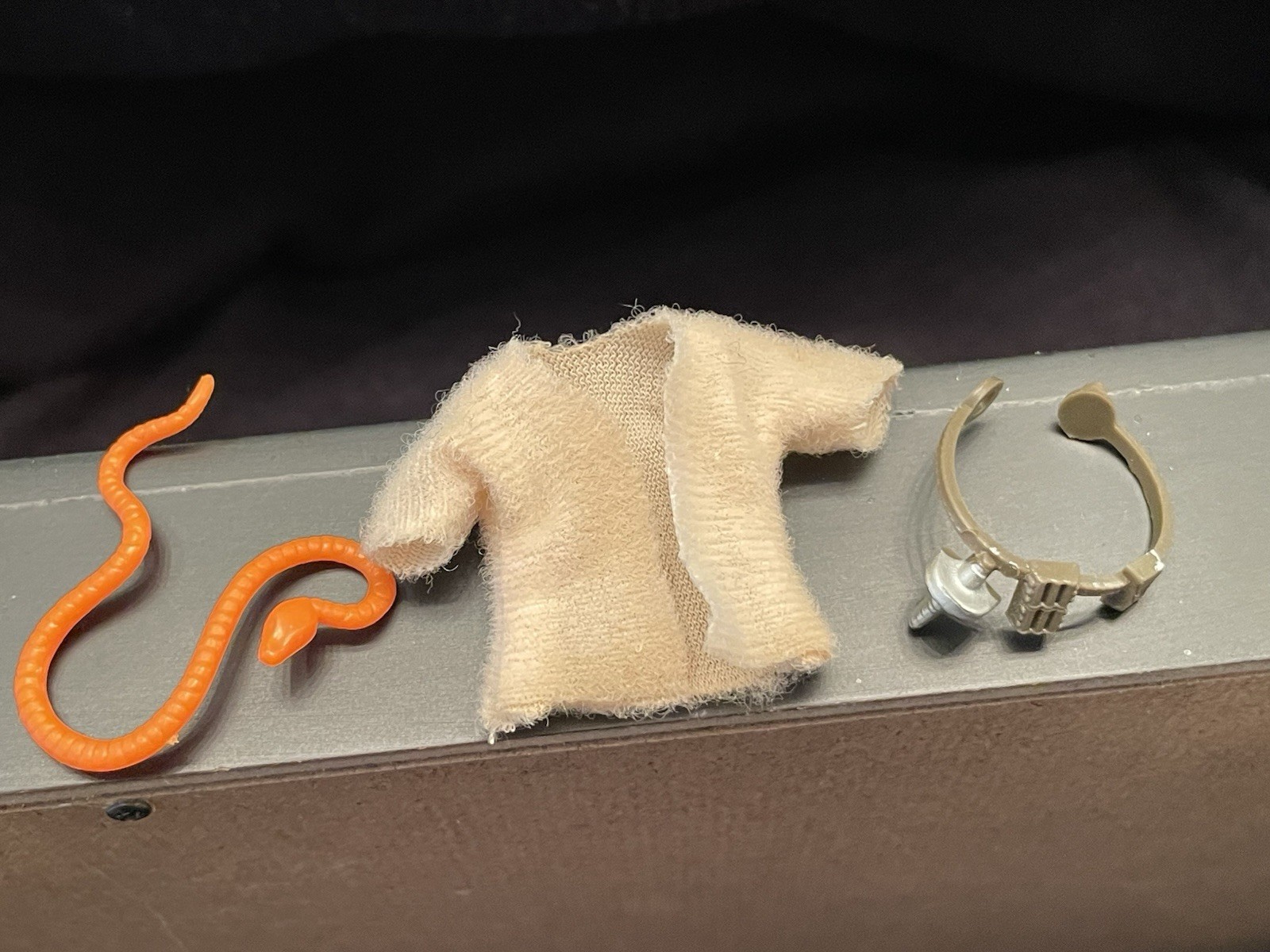 Star Wars Vintage 1980 Yoda Robe Belt & Orange Snake Kenner Parts * NO REPRO #2