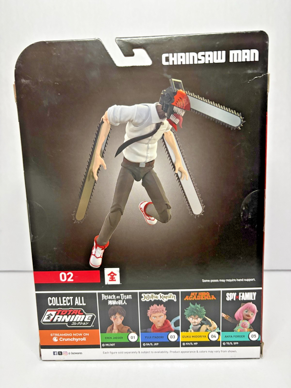 NEW CHAINSAW MAN Jazwares Total Anime 2024 Action Figure 02 SEALED NIB (1:12) 6&Prime;