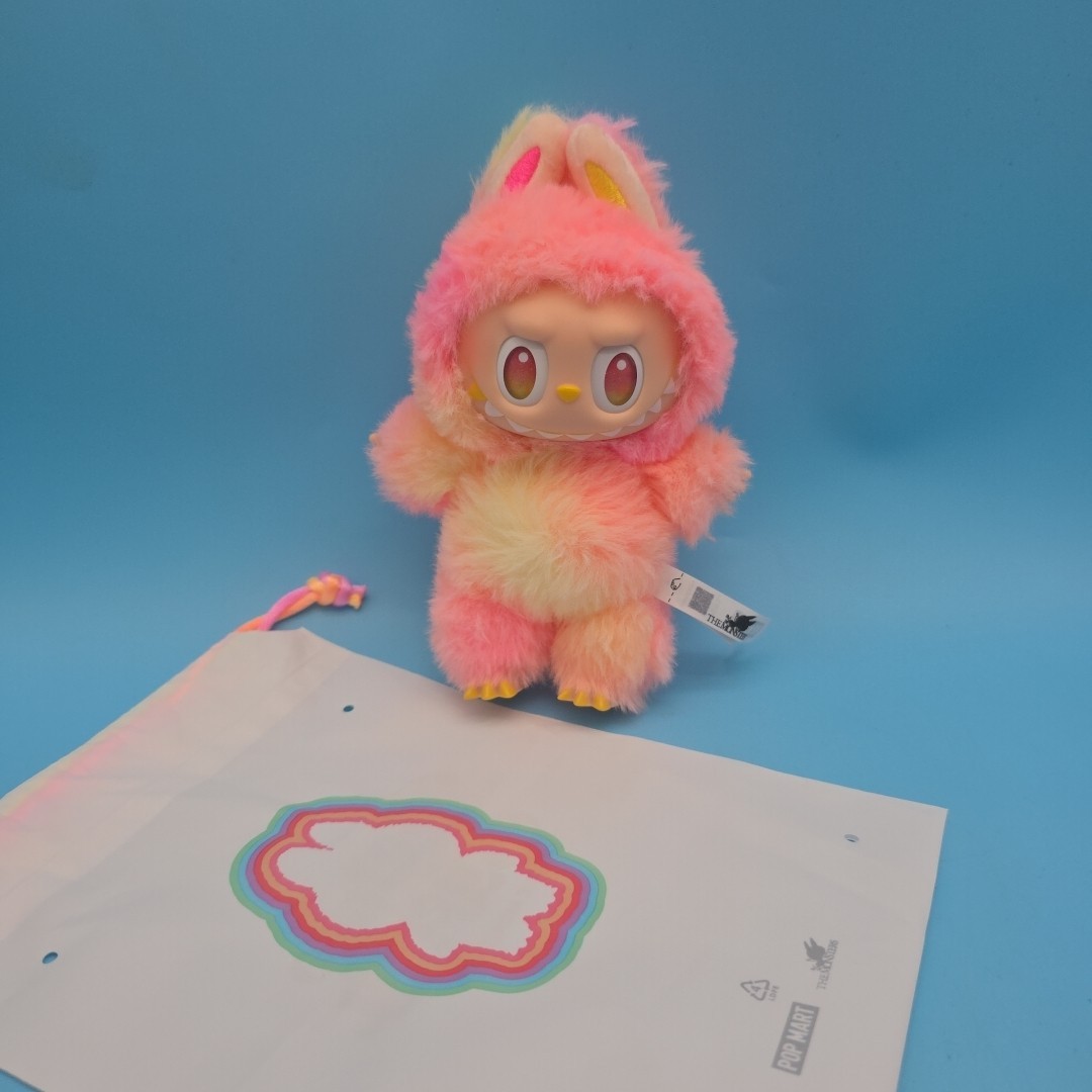 Pop Mart Labubu the monsters Big Into Energy Loyalty Plush Doll Pendant W Bag