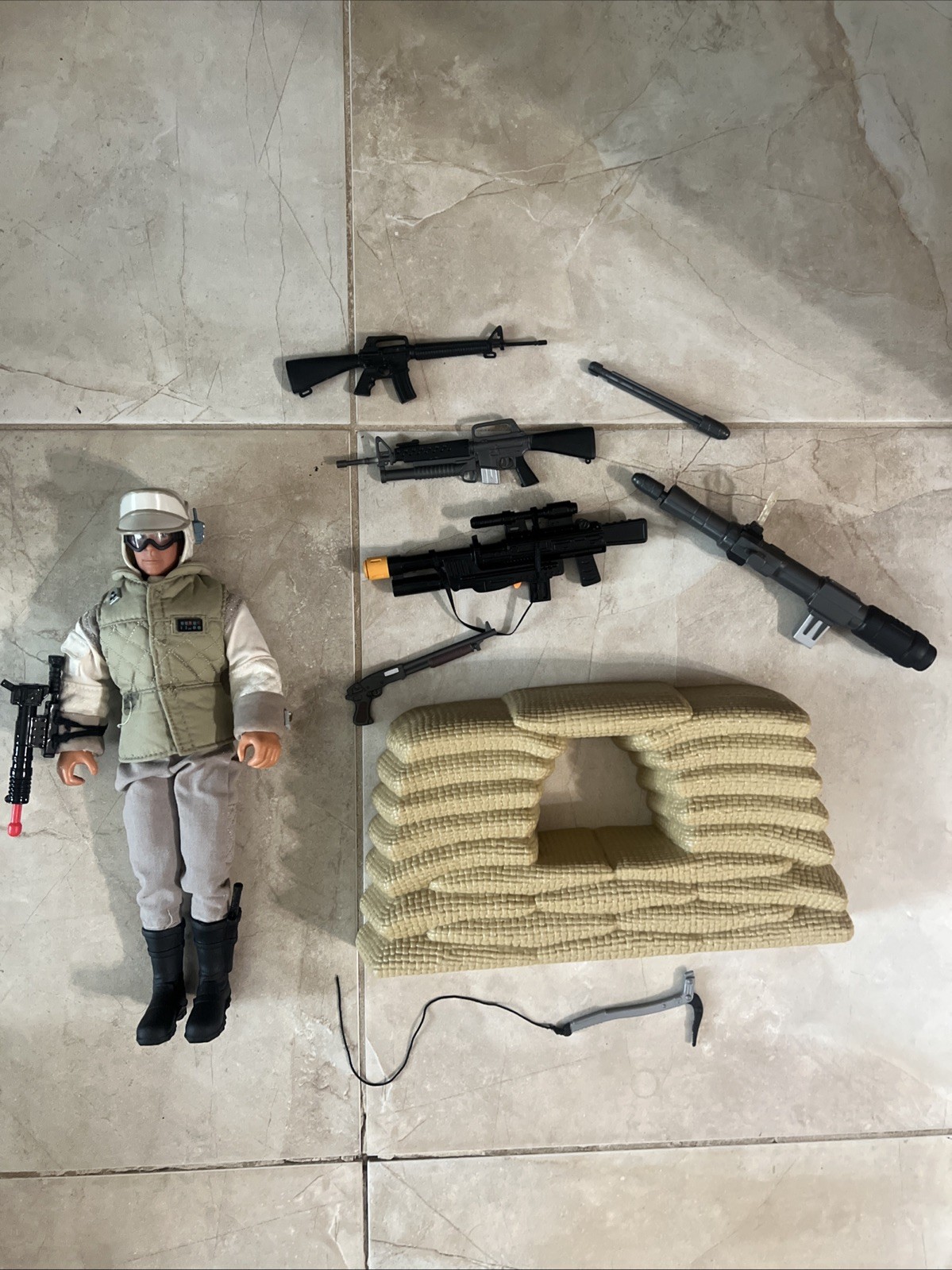 Star Wars 1:6 Scale Accessories Bundle Lot Weapons Barricade 12” Figure G.I.