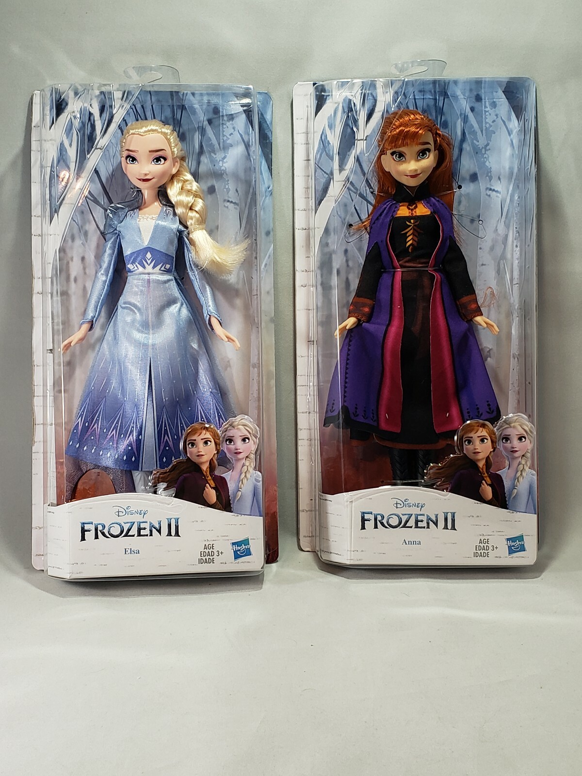 NIB Frozen 2 Elsa & Anna 11&Prime; Fashion Doll Lot Hasbro Collectible 2019 Set Disney