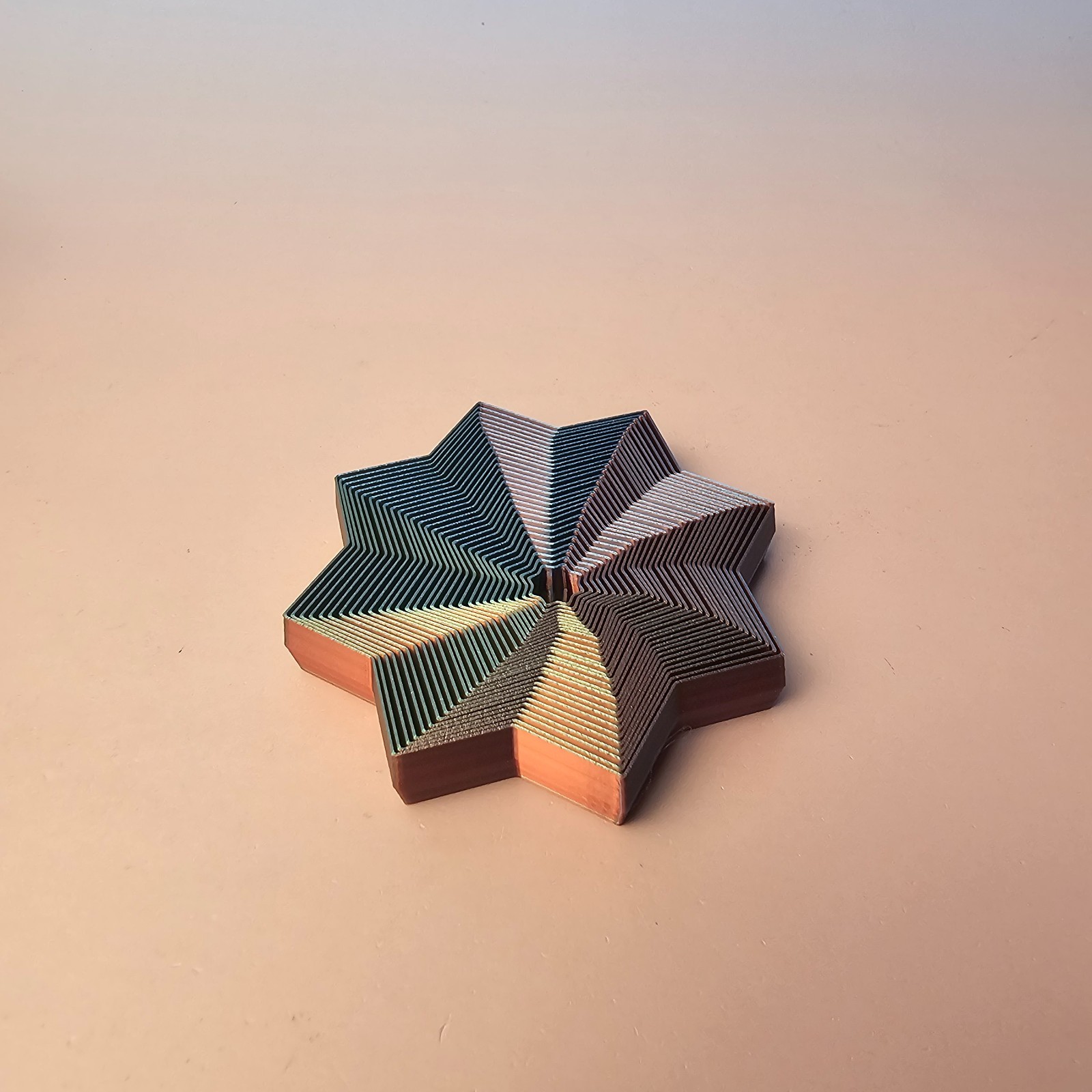 Fidget Star 3D Printed