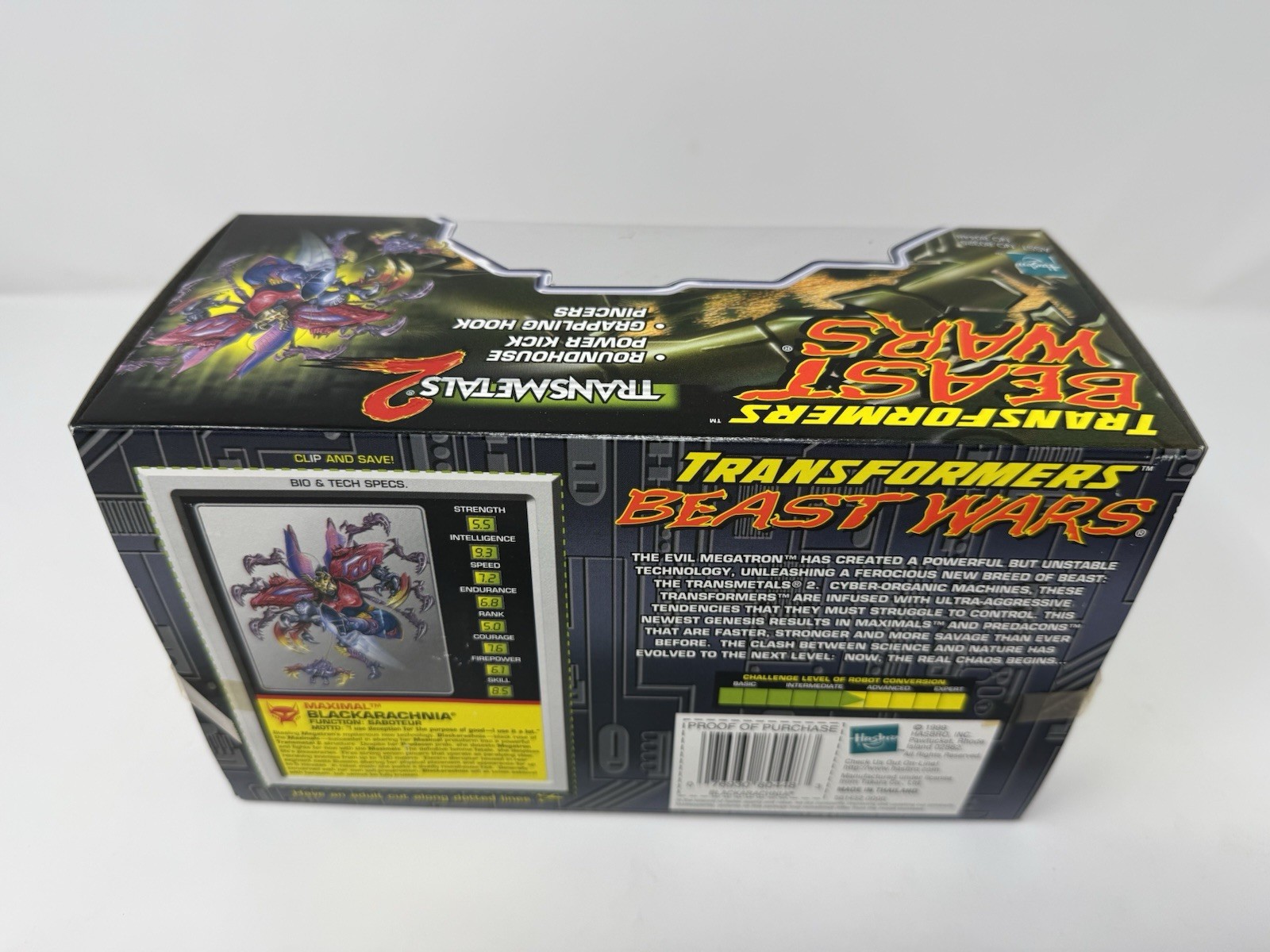 NEW Beast Wars Transformers Transmetal 2 Blackarachnia Hasbro 1999 Sealed Box