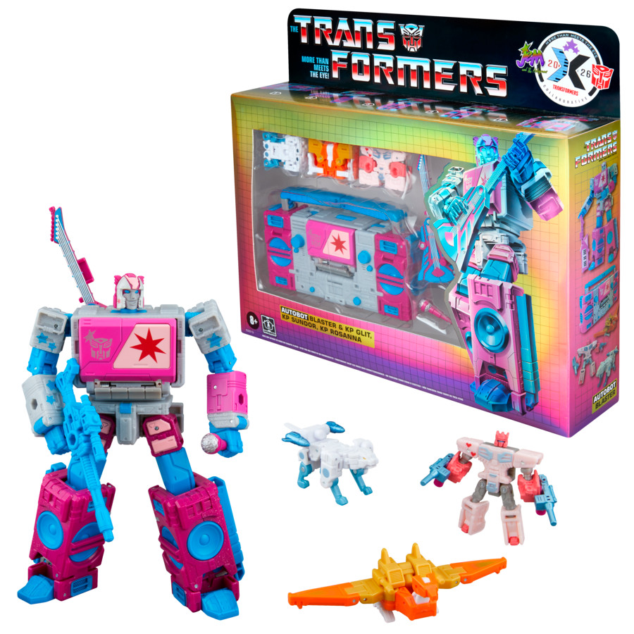 2026 SDCC Hasbro Transformers x Jem and the Holograms Autobot Blaster PRESALE
