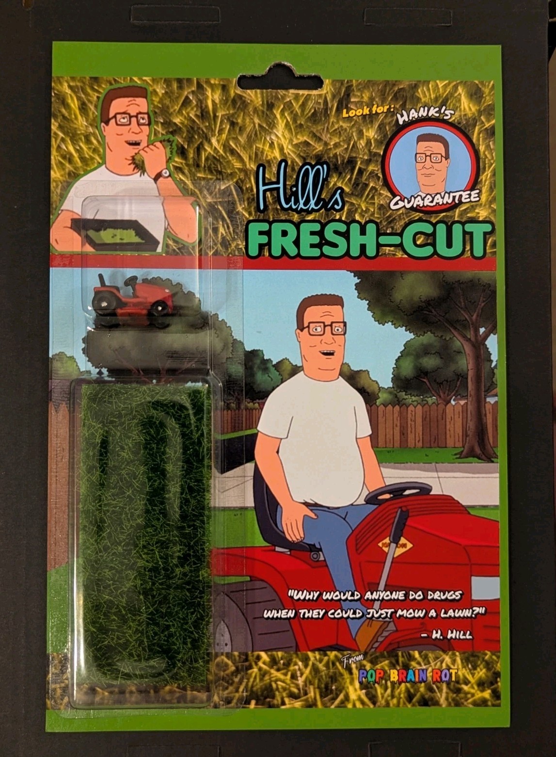 Hill&rsquo;s Fresh-Cut – King Of The Hill – POP BRAIN ROT – Novelty Art Toy