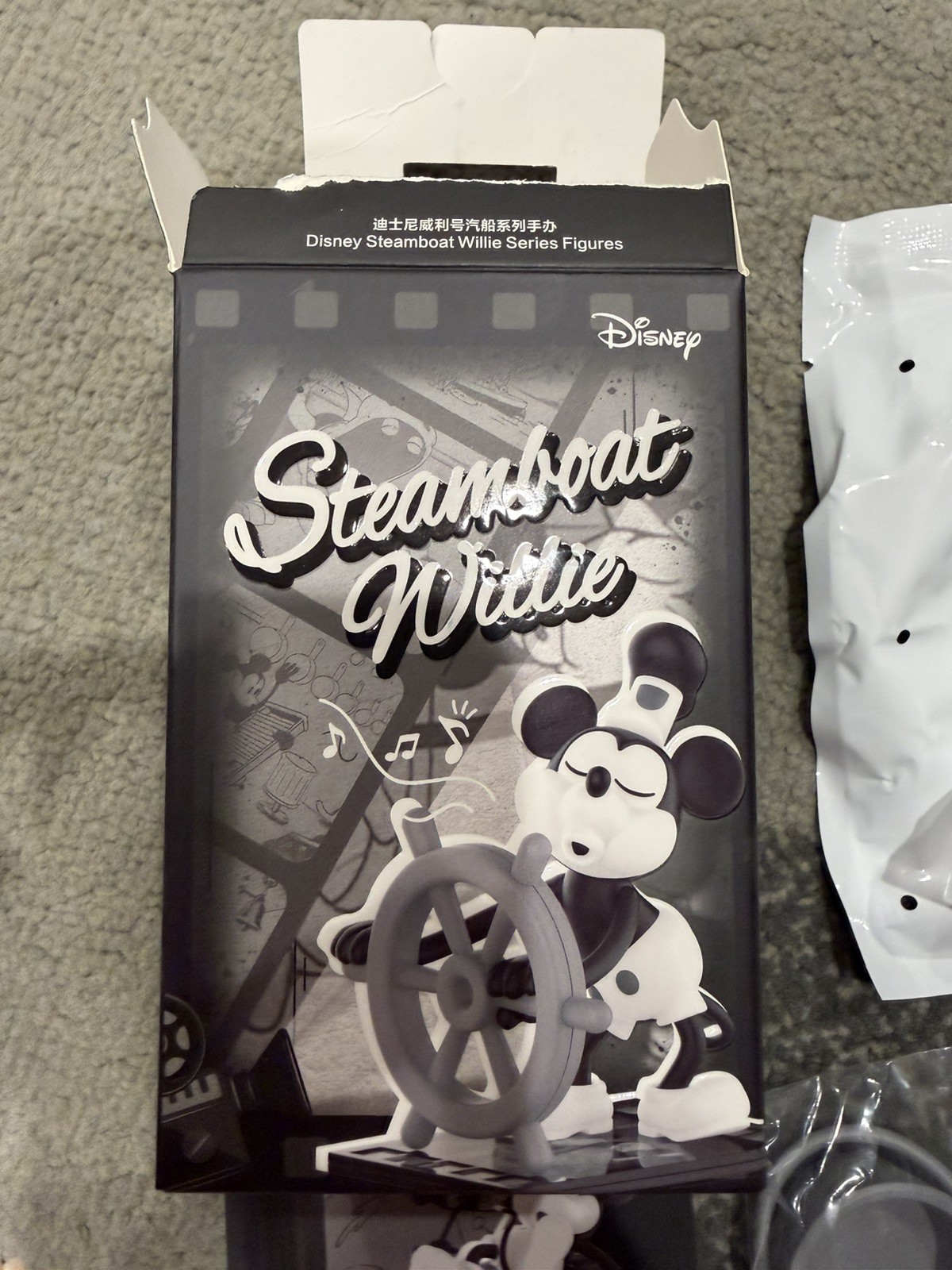 Disney Popmart Steamboat Willie Series Blind Box: Splash Mickey Mouse