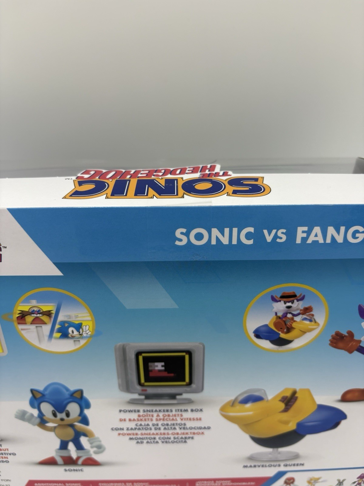 Sonic The Hedgehog Classic Jakks Pacific Sonic vs Fang 2.5&Prime; tall Playset