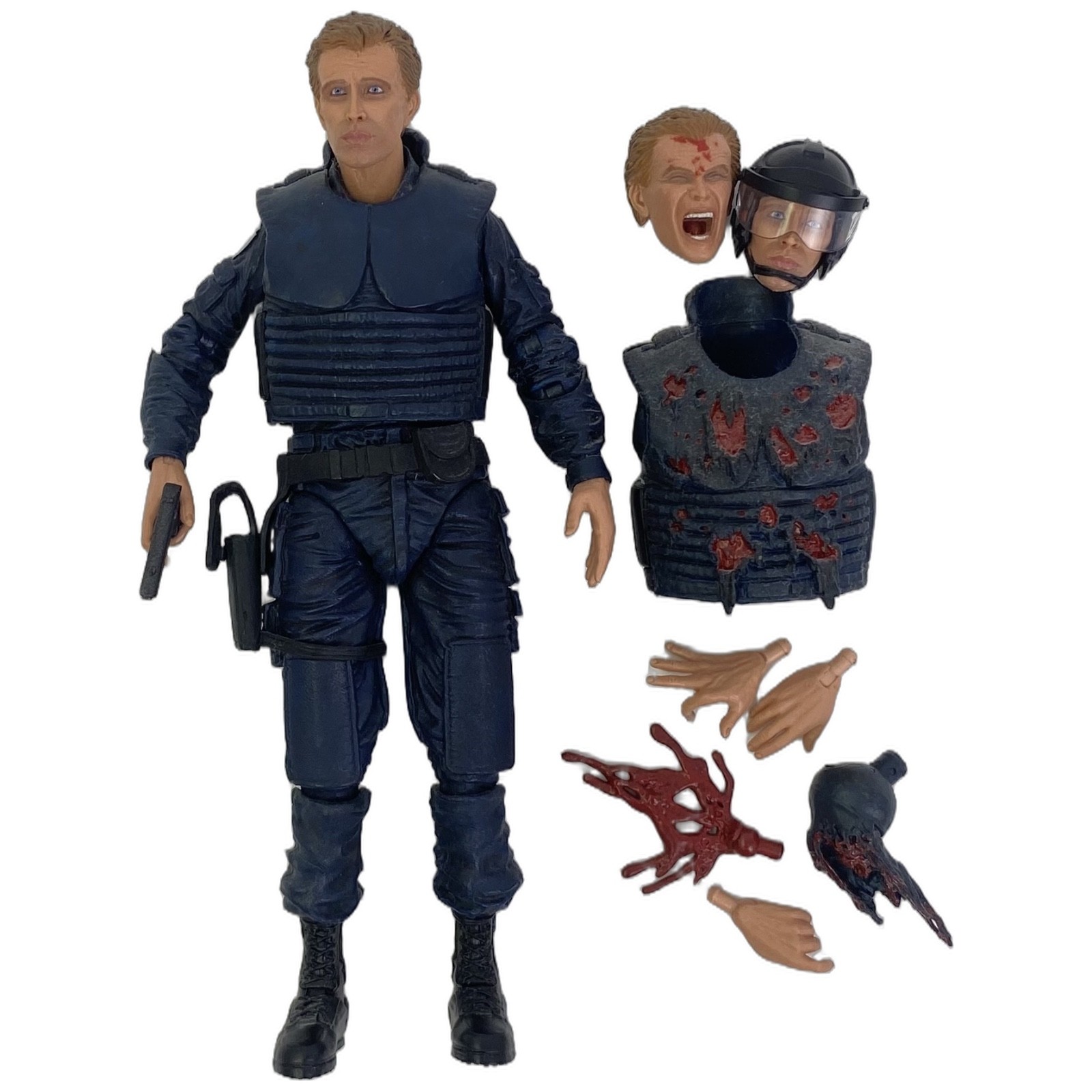 Robocop Ultimate Alex J. Murphy 7&Prime; Action Figure Near Complete NECA Used