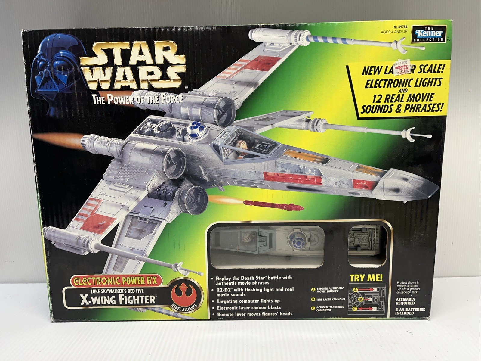Star Wars Power of the Force Luke&rsquo;s Red Five X-Wing Fighter 1997 Kenner Sealed