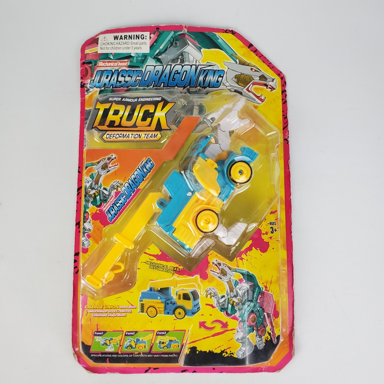 NEW Mechanical Beast Jurassic Dragon King Truck Deformation Team 2012