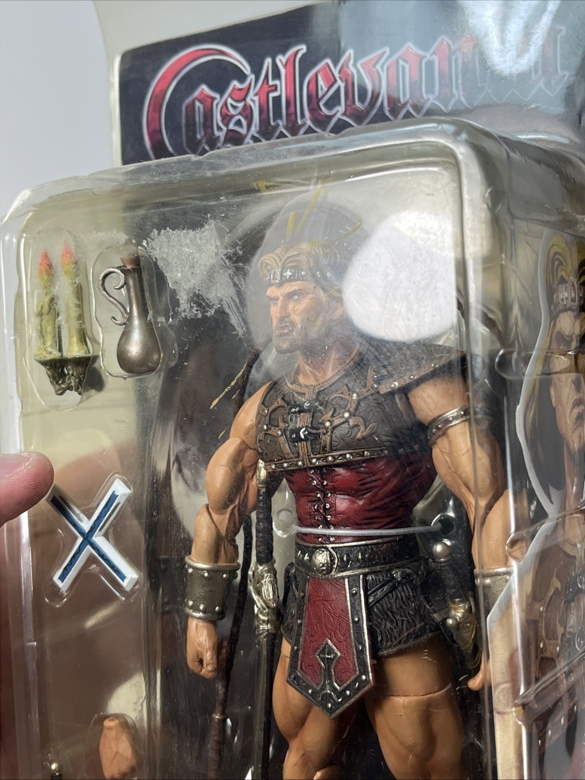 Neca Castlevania Simon 7&Prime; Action Figure 2008 Konami NIP Wear To Package Sealed