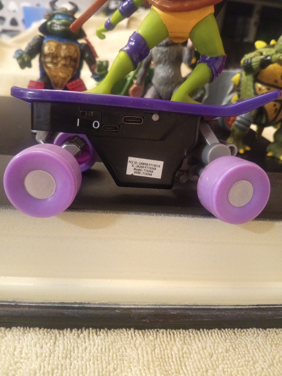 Donatello Remote Control Skateboard RC Vehicle TMNT Toy Ages 5 and Up