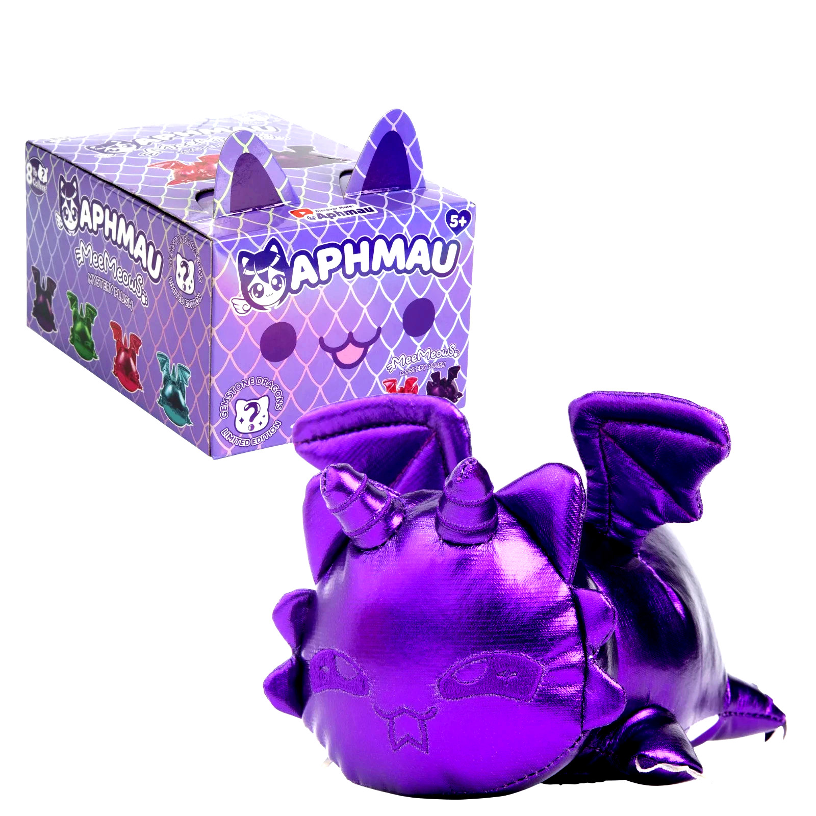 Aphmau MeeMeows Mystery Cat Plush NEW LTD ED **6&Prime; GEMSTONE DRAGONS* You Choose
